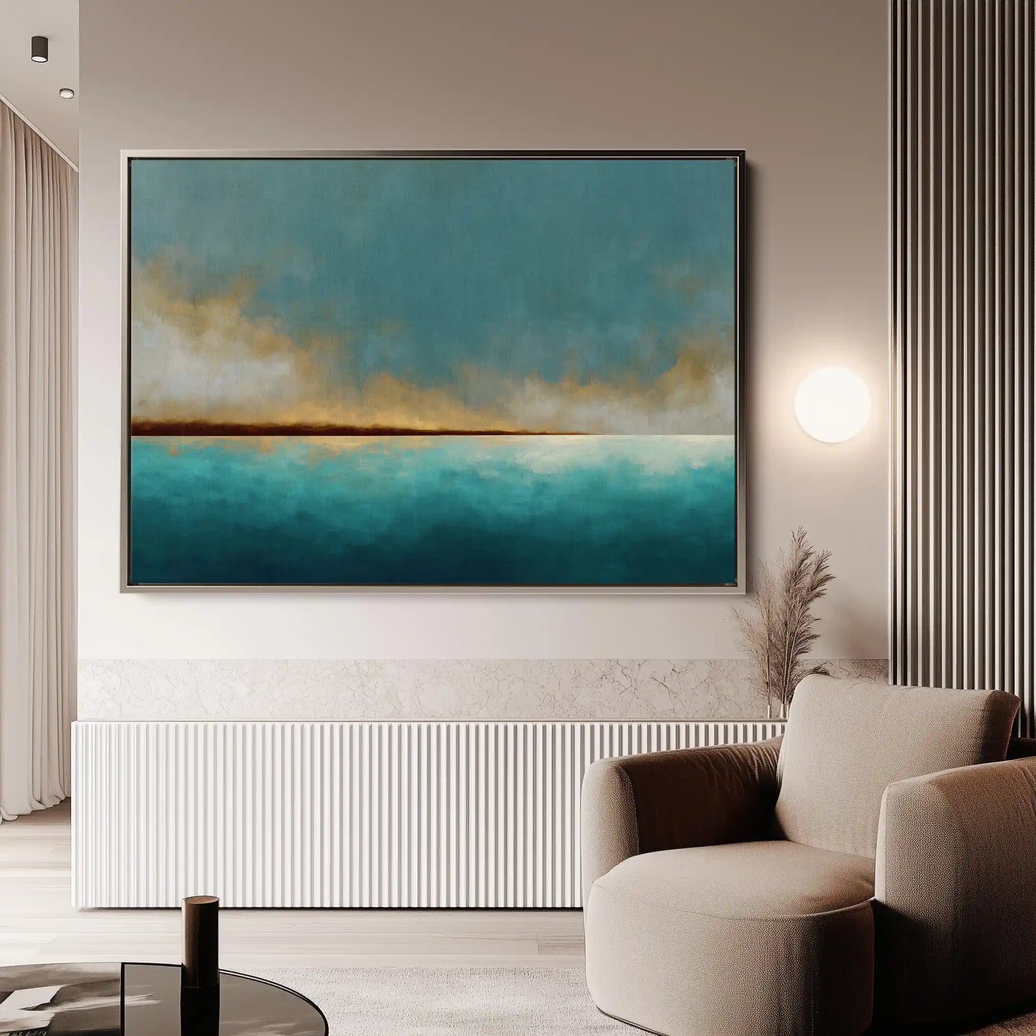 Abstract 1569 Canvas Art 60 x 40 cm / Stretched on hidden frame