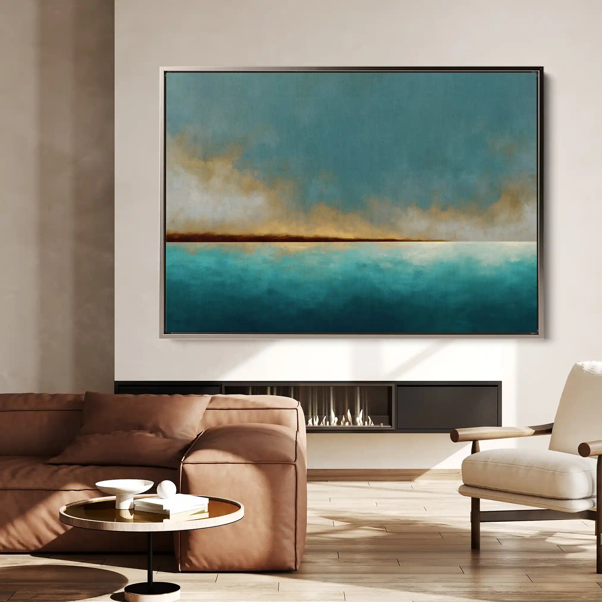 Abstract 1569 Canvas Art 60 x 40 cm / Stretched on hidden frame