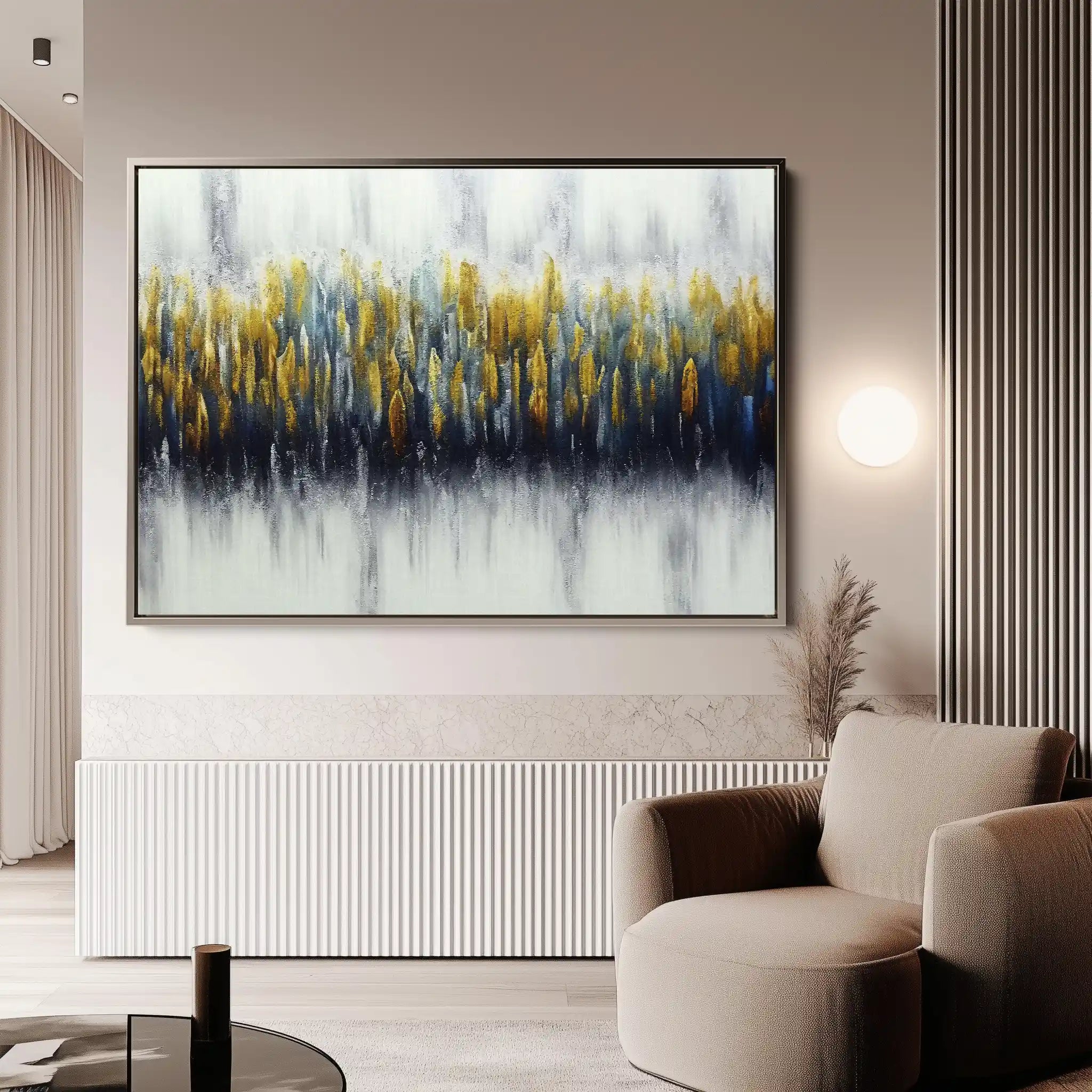 Abstract Canvas Wall Art WAD157-A 90 x 60 cm / Stretched on hidden frame