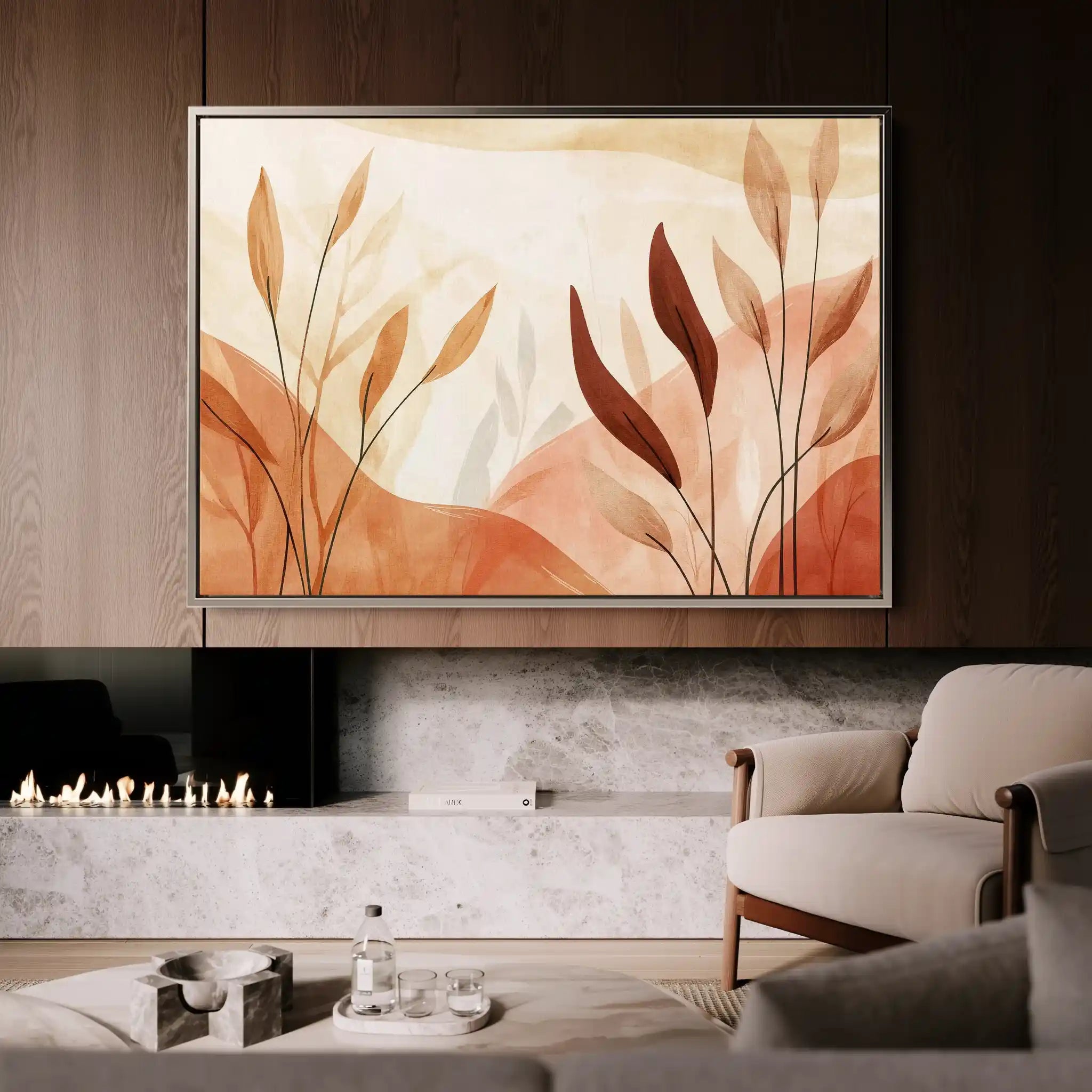 Boho 157 Canvas Art 90 x 60 cm / Stretched on hidden frame