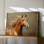 Horses 157 Canvas Art 90 x 60 cm / Stretched on hidden frame