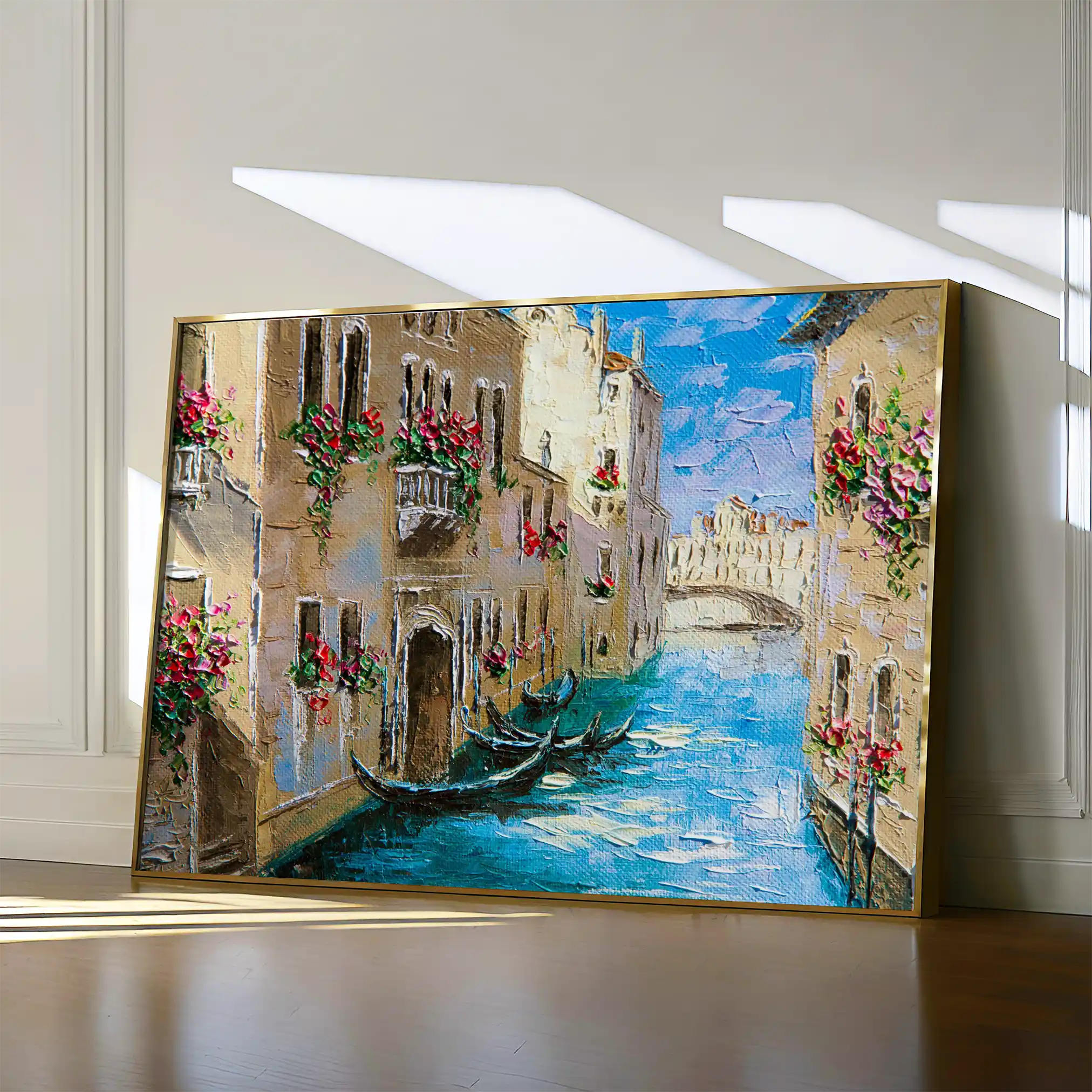 Landscape 157 Canvas Art 90 x 60 cm / Stretched on hidden frame