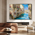 Landscape 157 Canvas Art 90 x 60 cm / Stretched on hidden frame