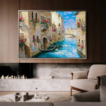 Landscape 157 Canvas Art 90 x 60 cm / Stretched on hidden frame