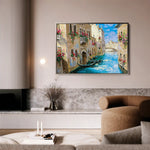Landscape 157 Canvas Art 90 x 60 cm / Stretched on hidden frame