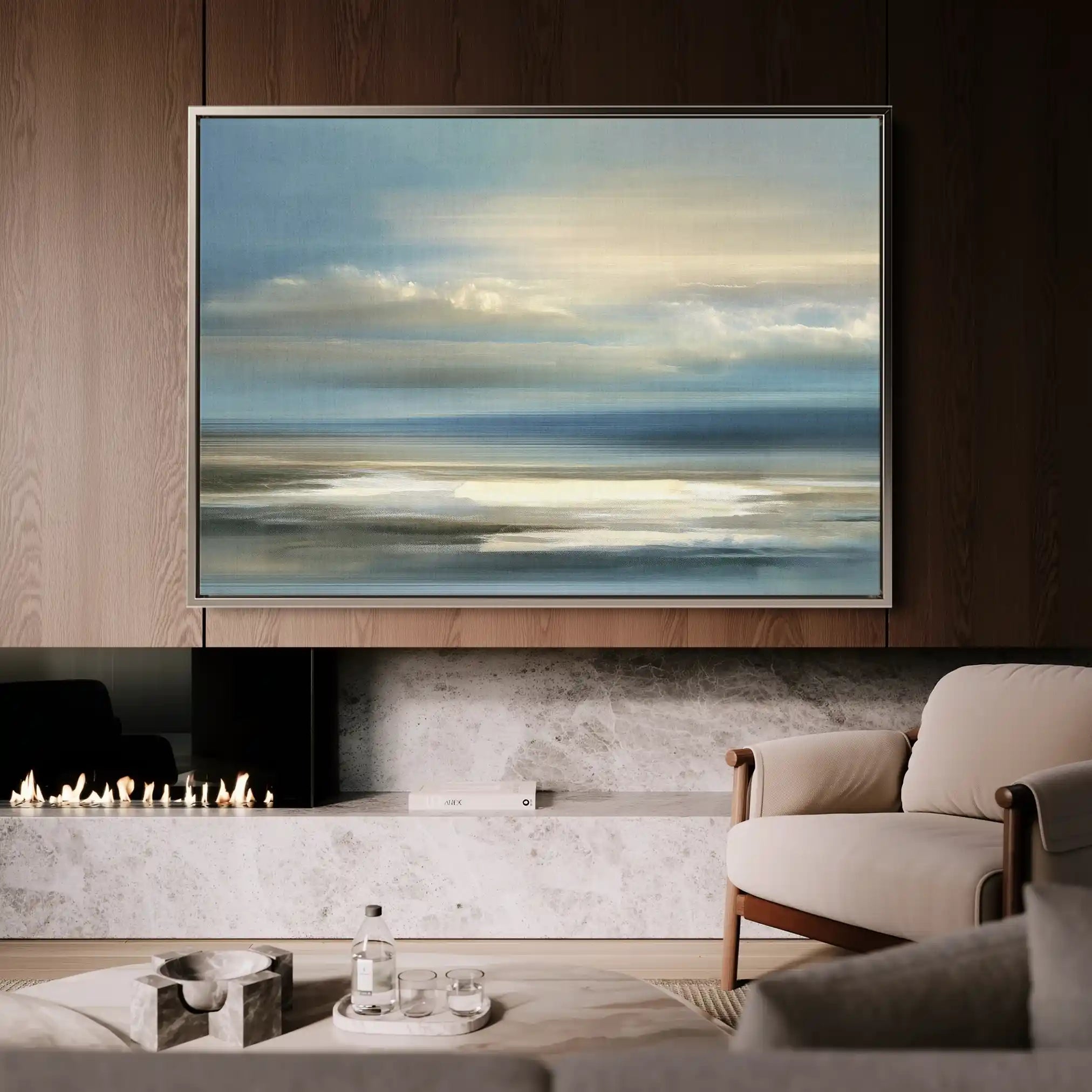 Abstract 1570 Canvas Art 60 x 40 cm / Stretched on hidden frame