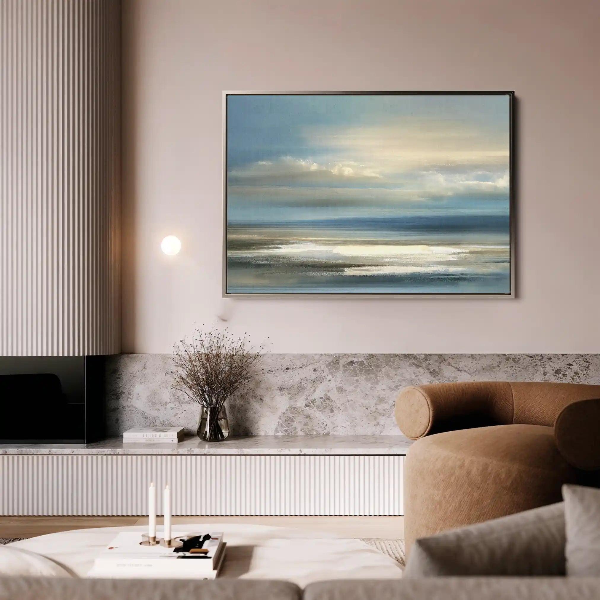 Abstract 1570 Canvas Art 60 x 40 cm / Stretched on hidden frame