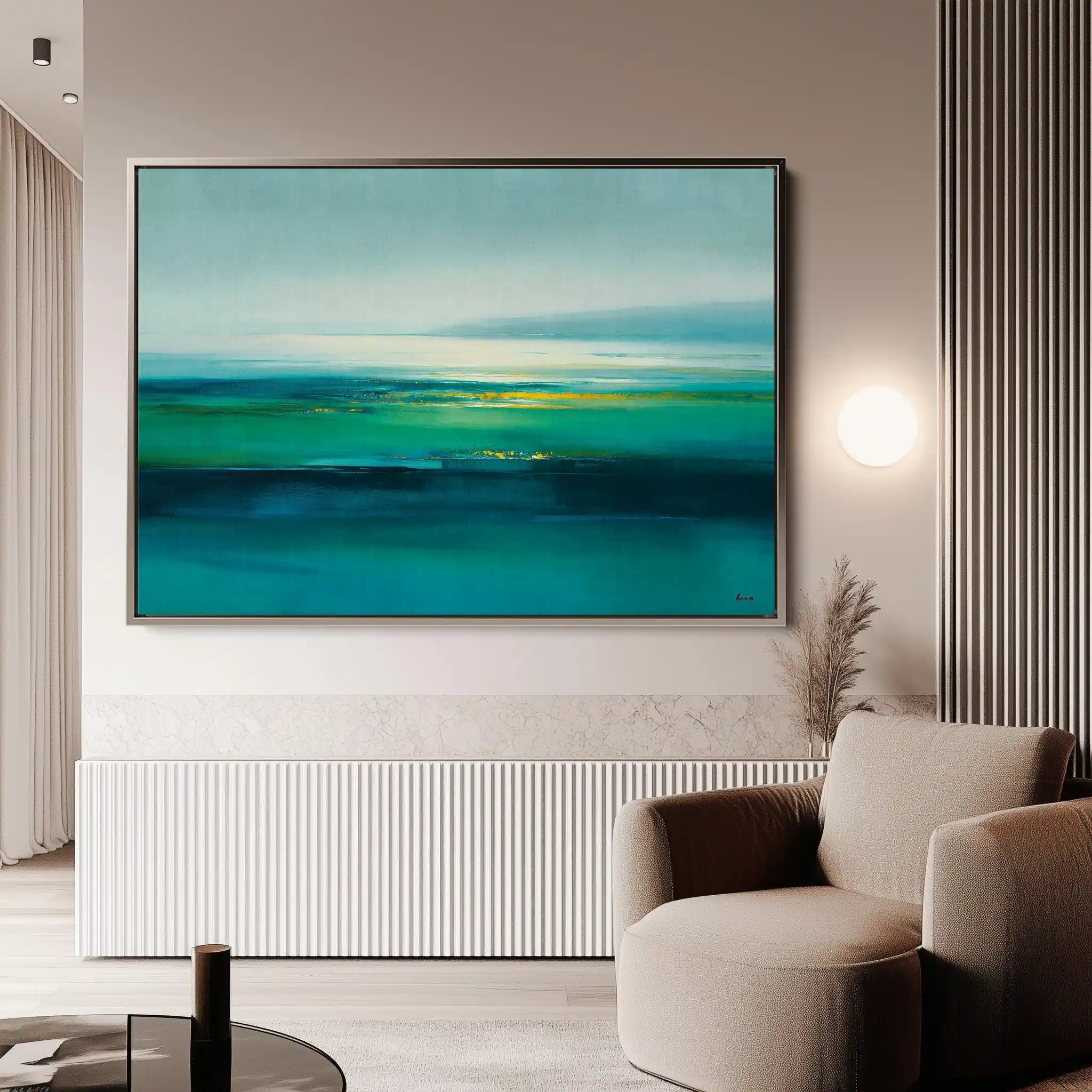 Abstract 1577 Canvas Art 60 x 40 cm / Stretched on hidden frame