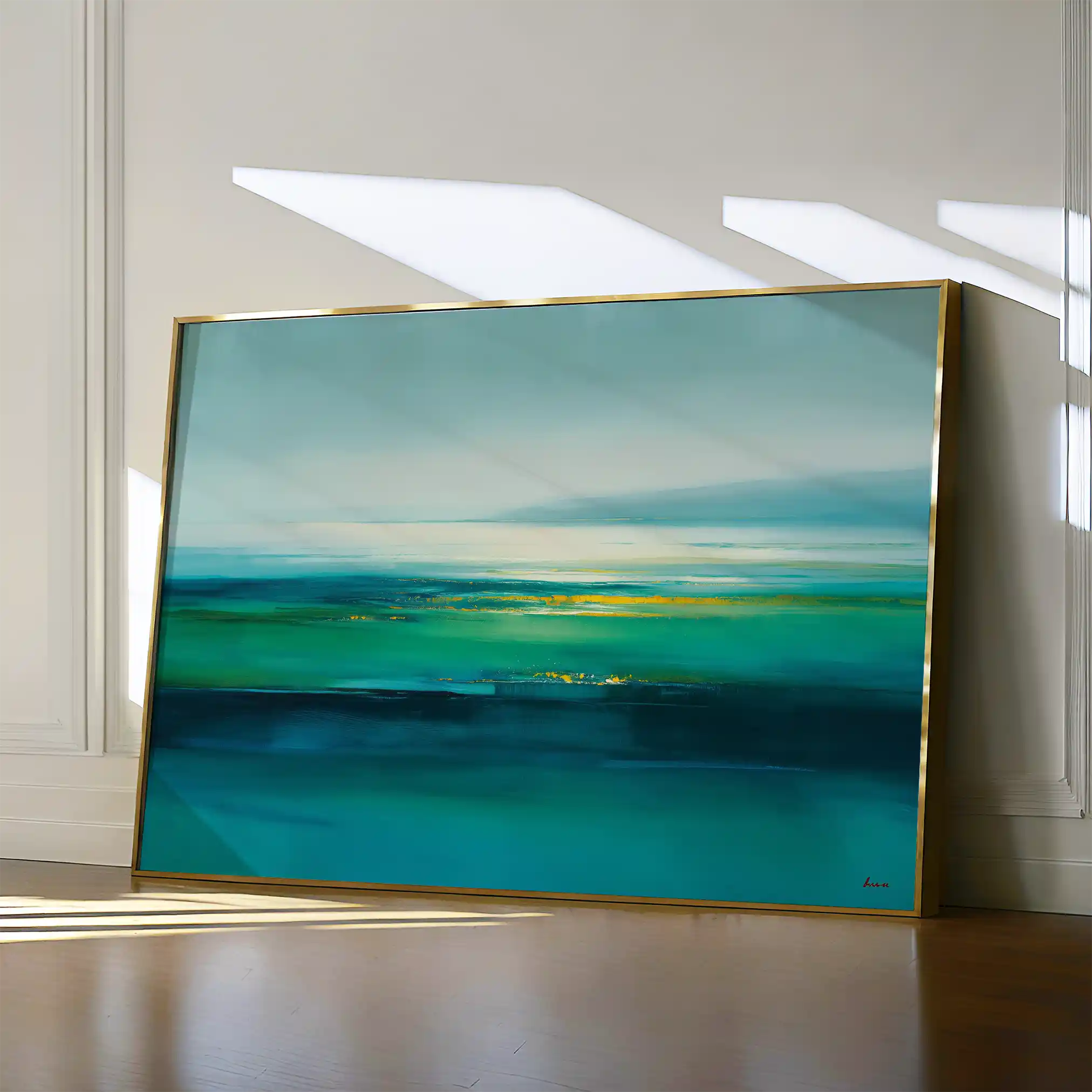 Abstract 1577 Canvas Art 60 x 40 cm / Stretched on hidden frame