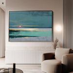 Abstract 1579 Canvas Art 60 x 40 cm / Stretched on hidden frame