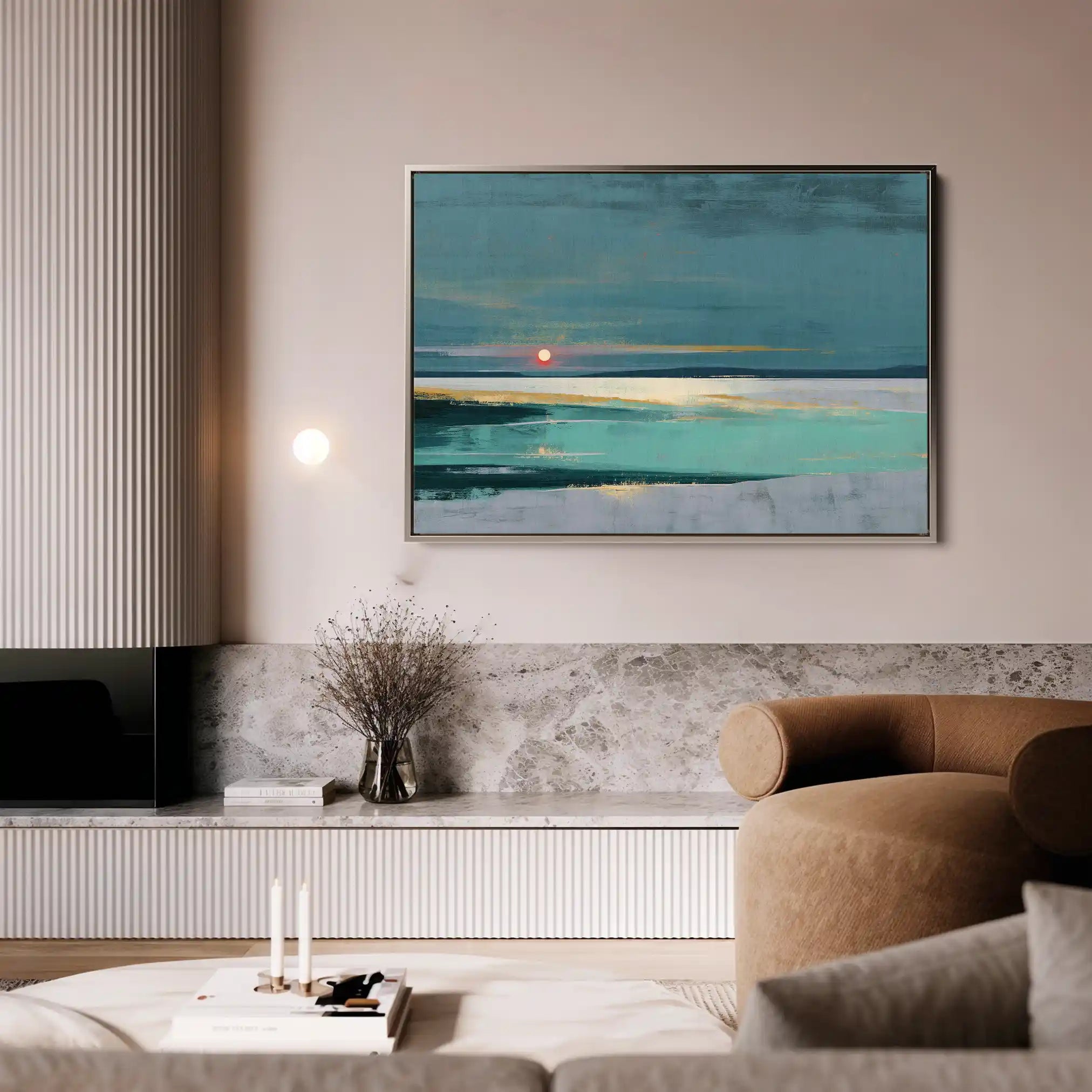 Abstract 1579 Canvas Art 60 x 40 cm / Stretched on hidden frame
