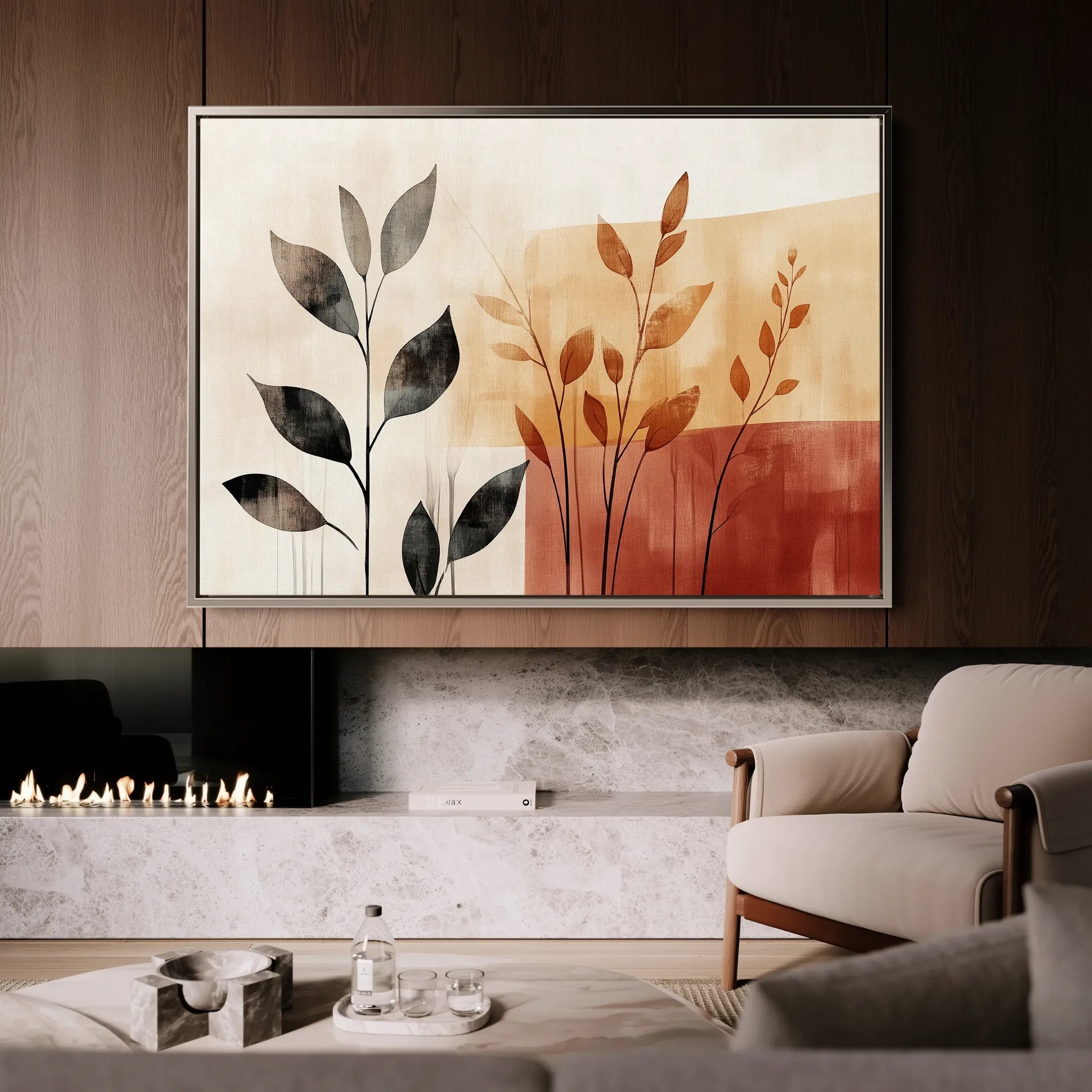 Boho Canvas Wall Art WAD158-BH 90 x 60 cm / Stretched on hidden frame