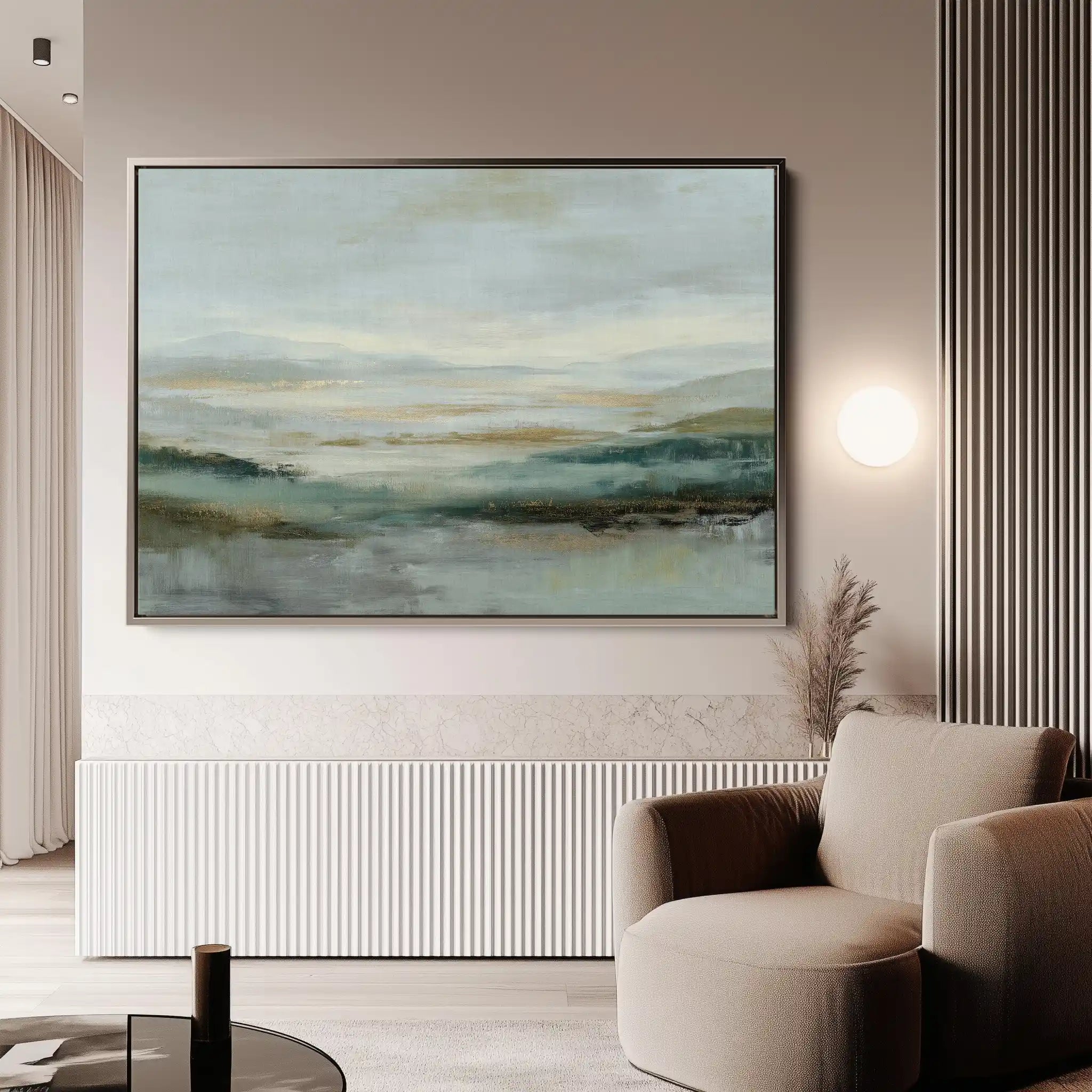 Abstract 1580 Canvas Art 60 x 40 cm / Stretched on hidden frame