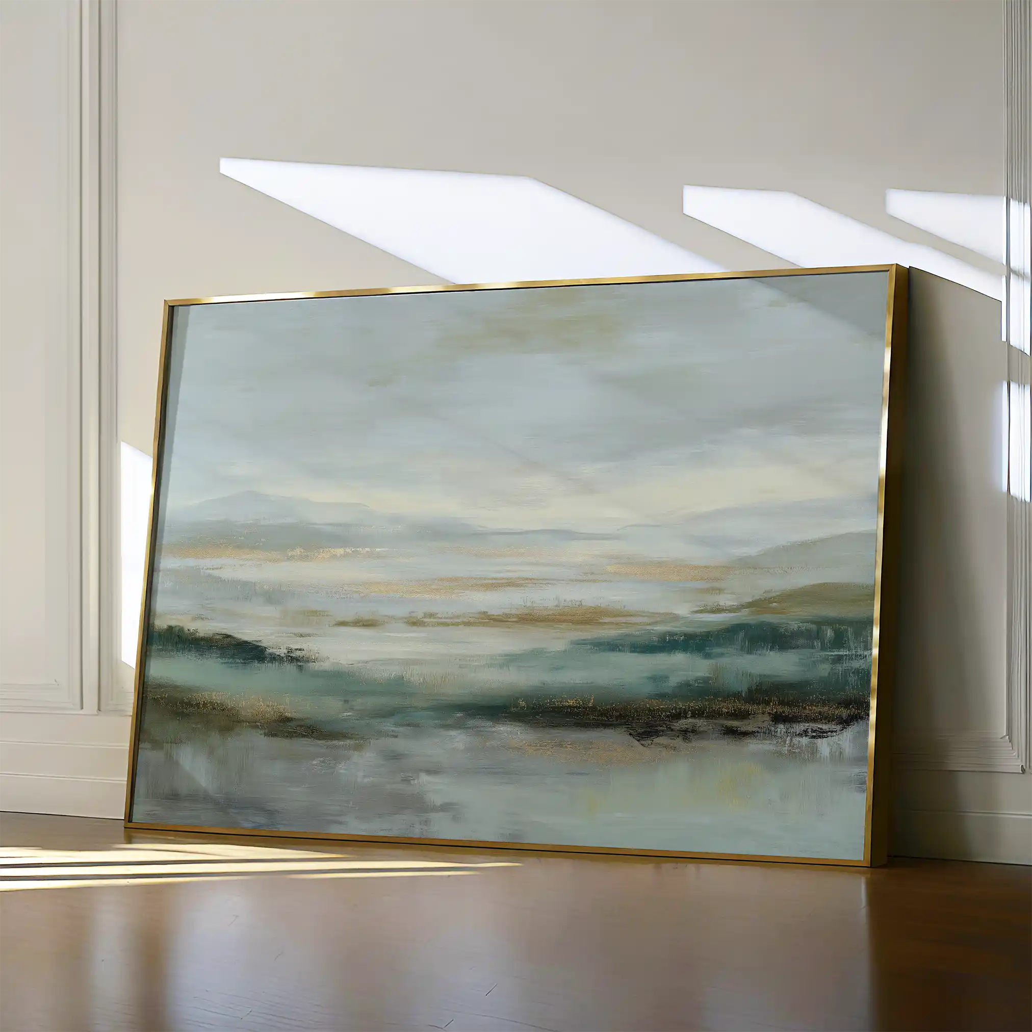 Abstract 1580 Canvas Art 60 x 40 cm / Stretched on hidden frame