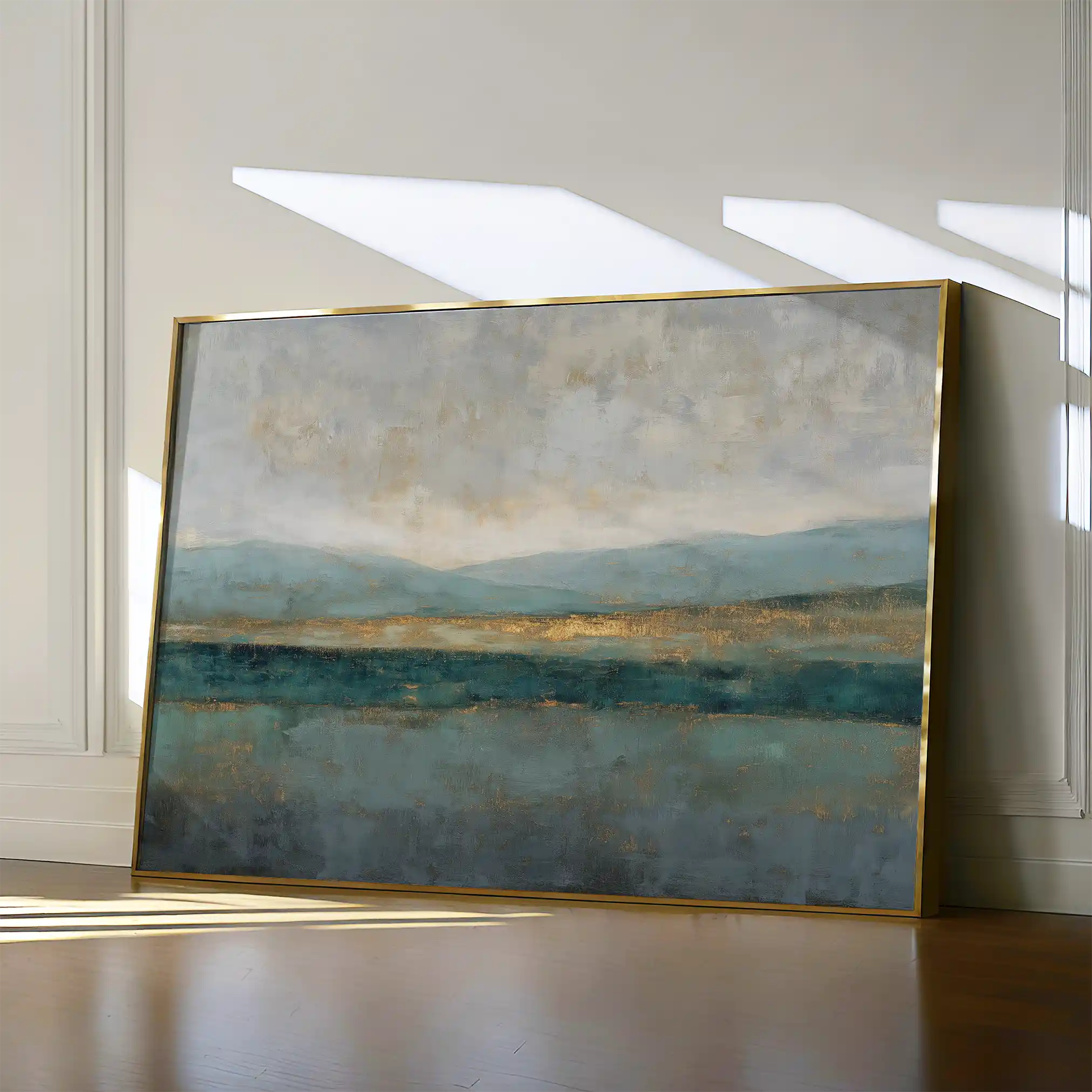 Abstract 1581 Canvas Art 60 x 40 cm / Stretched on hidden frame