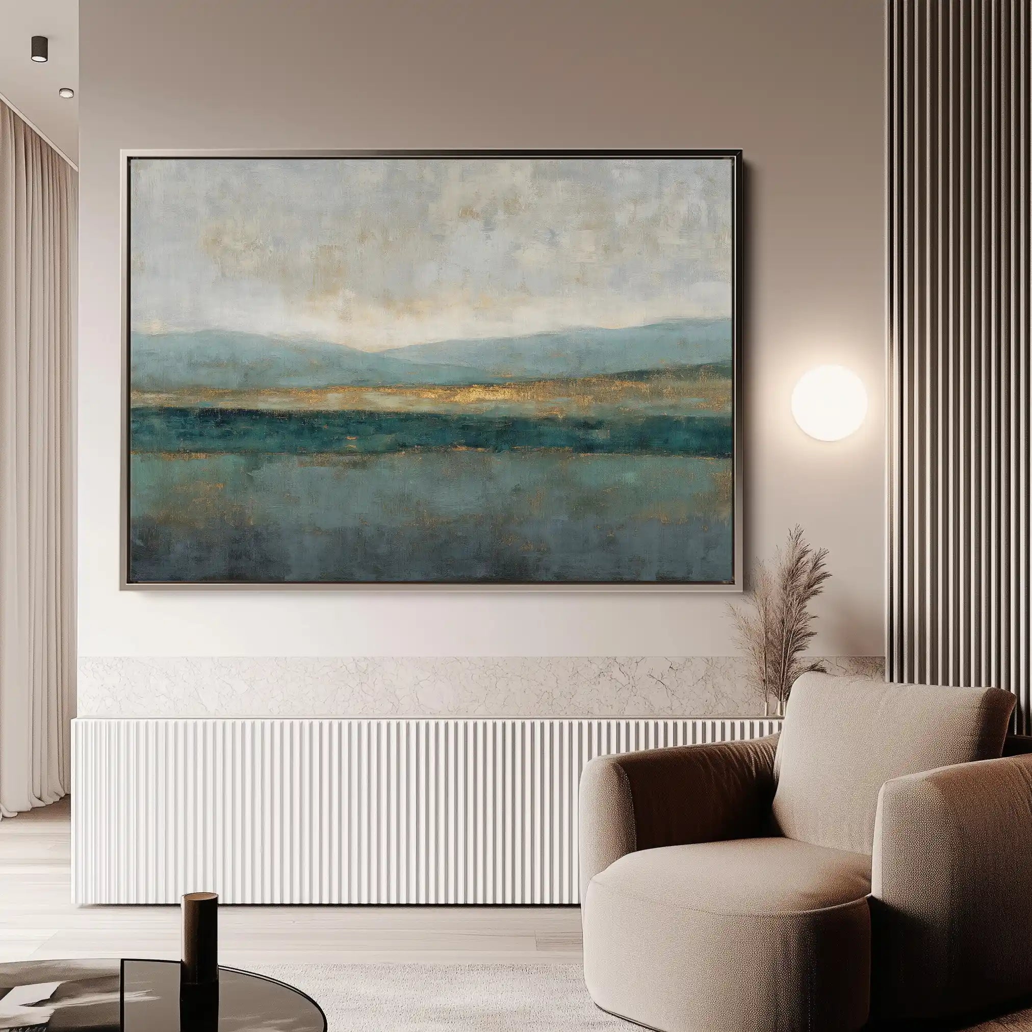 Abstract 1581 Canvas Art 60 x 40 cm / Stretched on hidden frame