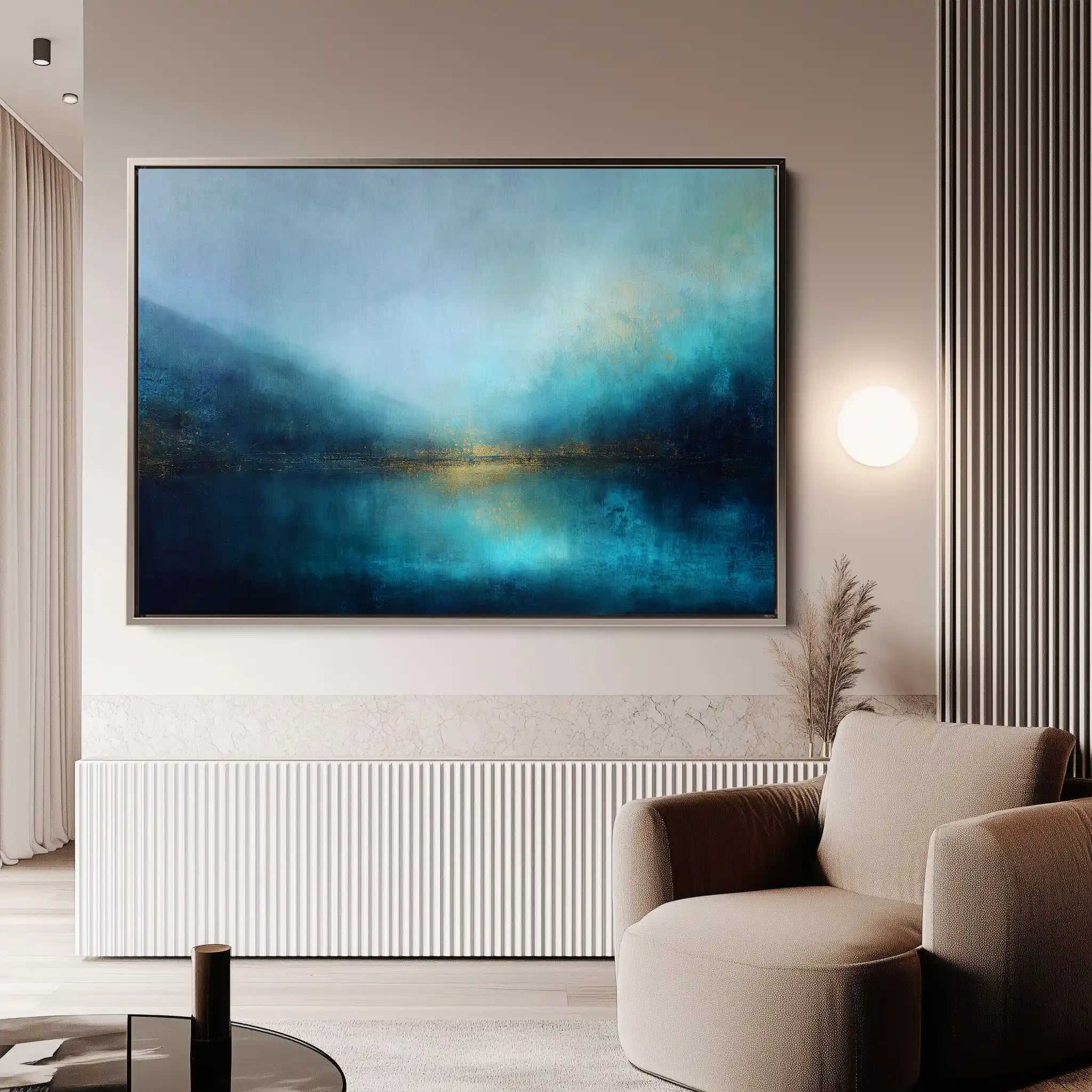 Abstract 1583 Canvas Art 60 x 40 cm / Stretched on hidden frame