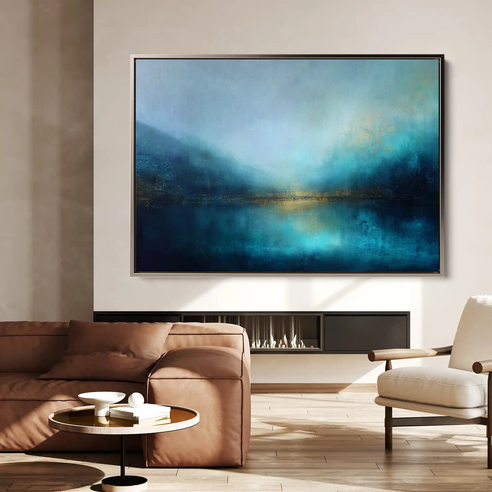 Abstract 1583 Canvas Art 60 x 40 cm / Stretched on hidden frame