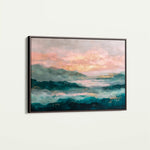 Abstract 1589 Canvas Art 60 x 40 cm / Stretched on hidden frame