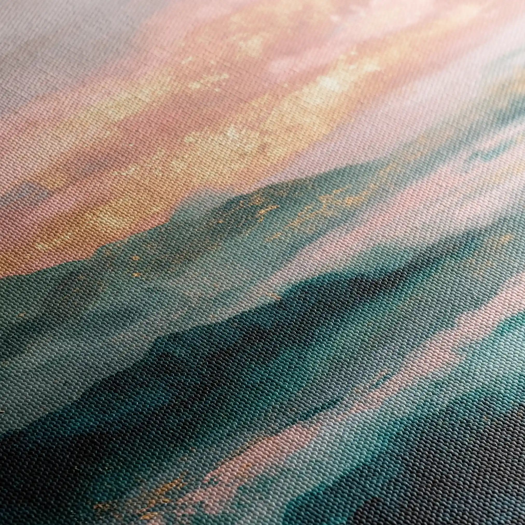 Abstract 1589 Canvas Art 60 x 40 cm / Stretched on hidden frame