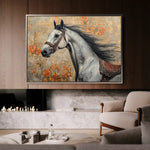 Horses 159 Canvas Art 90 x 60 cm / Stretched on hidden frame