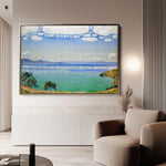 Landscape 159 Canvas Art 90 x 60 cm / Stretched on hidden frame
