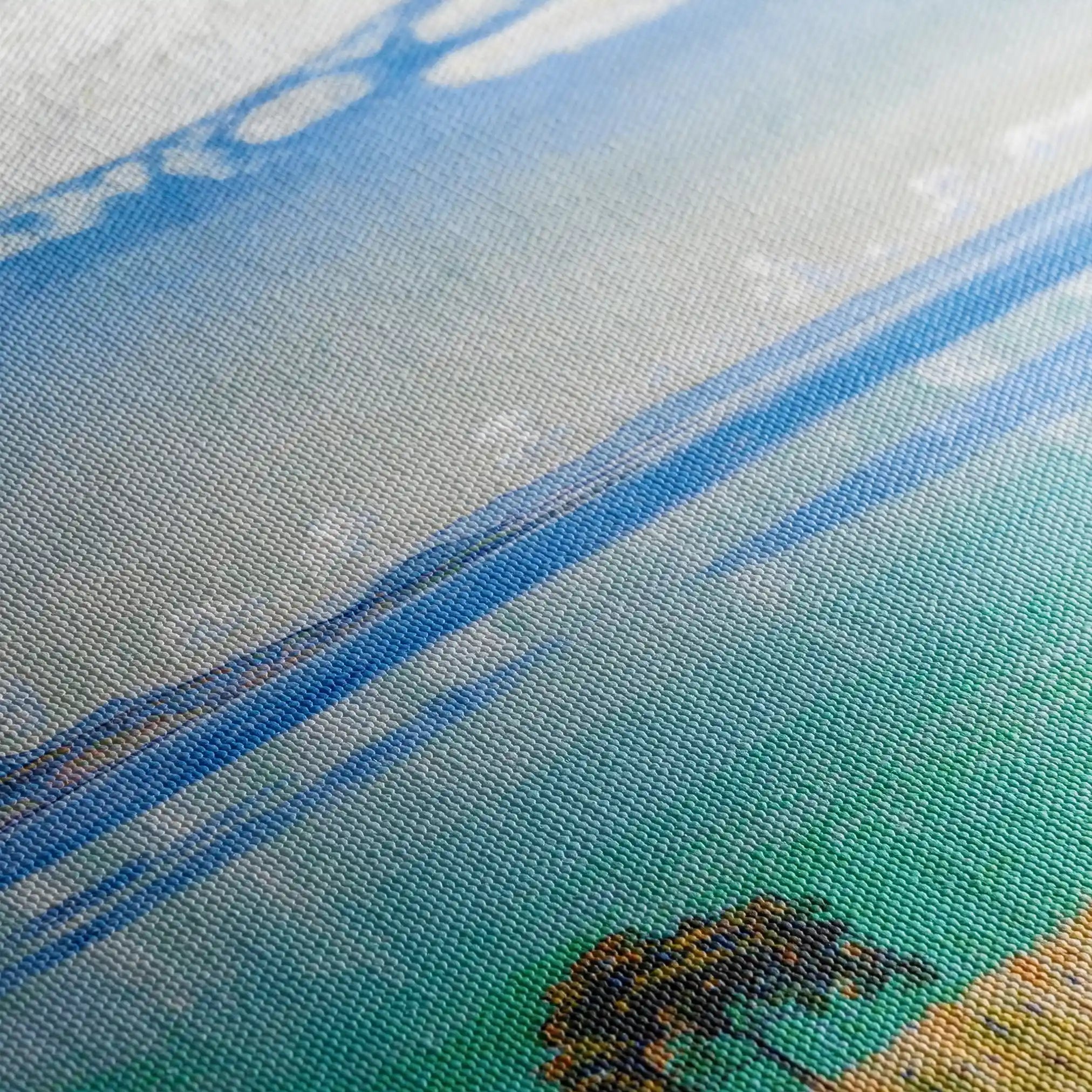 Landscape 159 Canvas Art 90 x 60 cm / Stretched on hidden frame