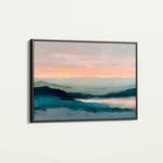 Abstract 1590 Canvas Art 60 x 40 cm / Stretched on hidden frame