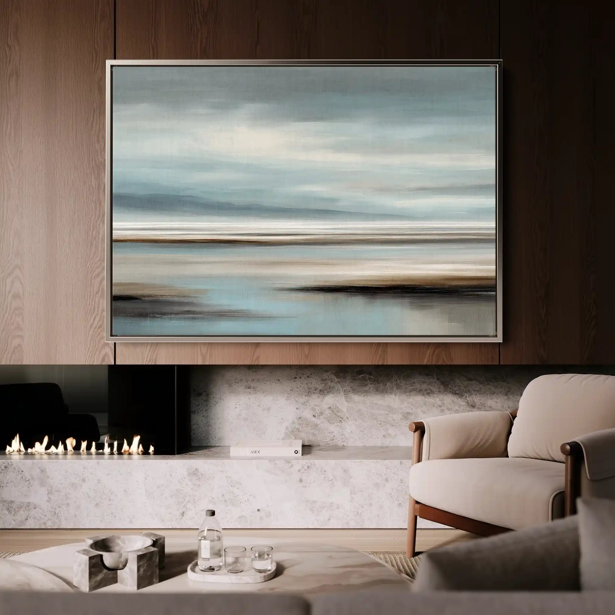 Abstract 1591 Canvas Art 60 x 40 cm / Stretched on hidden frame