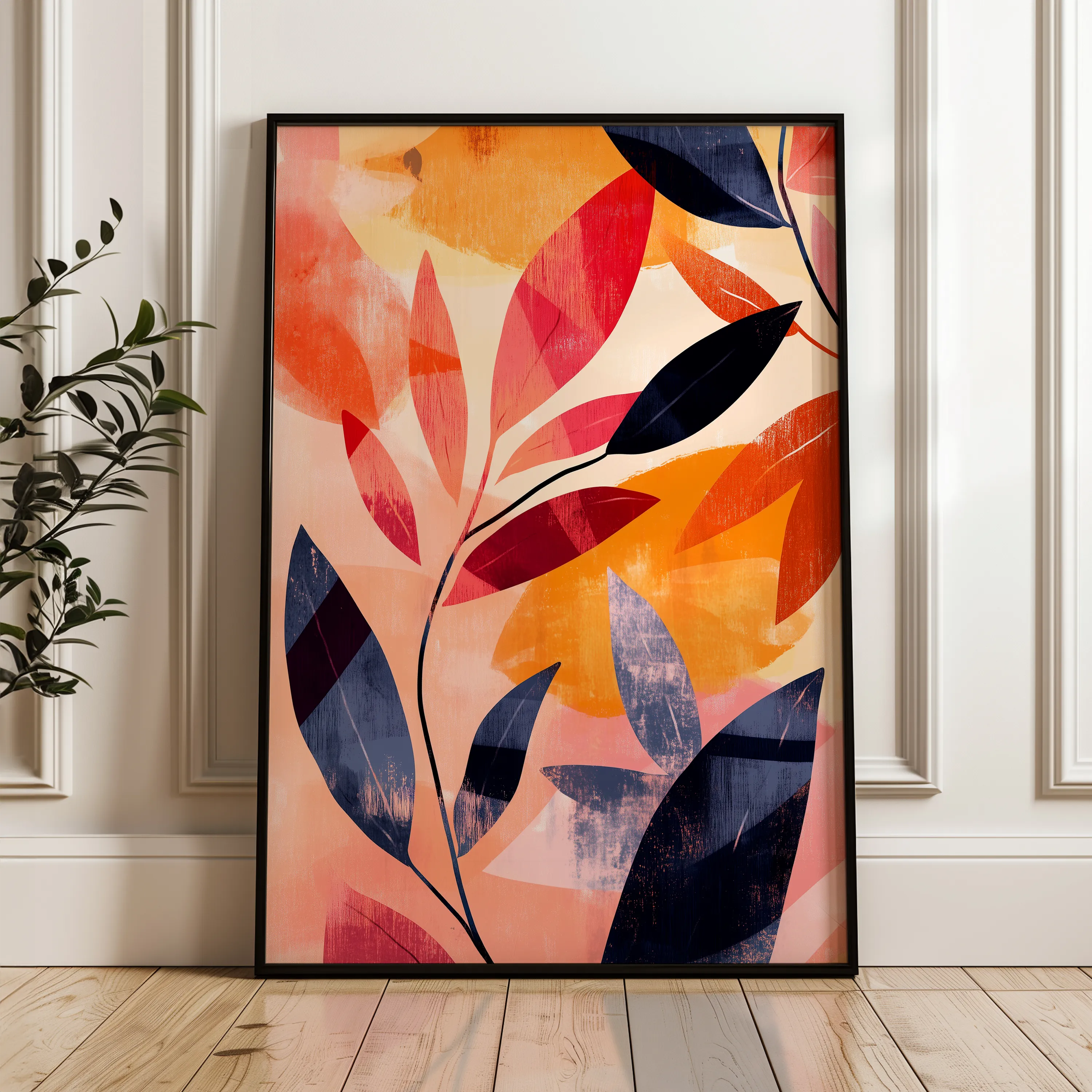 Boho Canvas Wall Art WAD160-BH 90 x 60 cm / Stretched on hidden frame