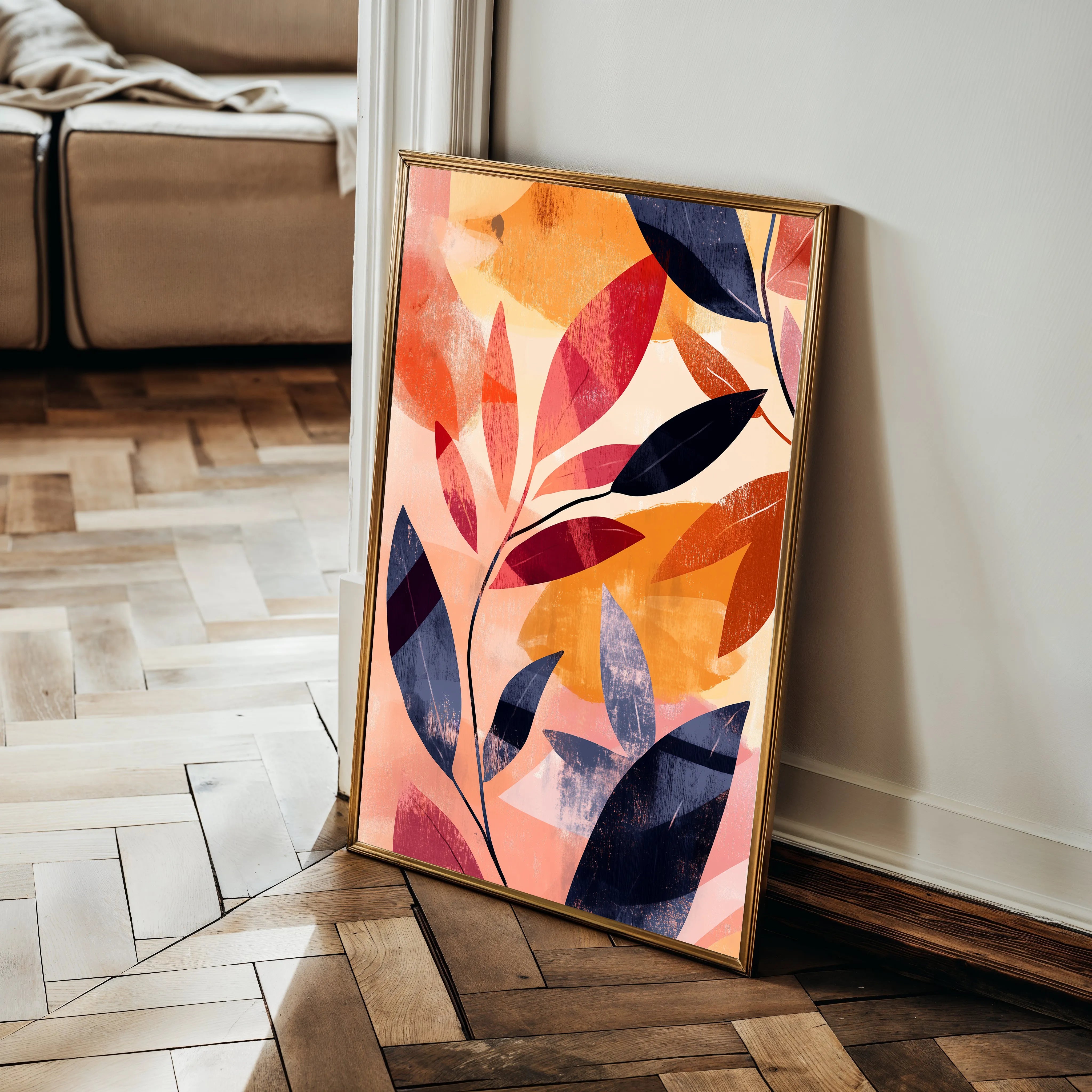 Boho Canvas Wall Art WAD160-BH 90 x 60 cm / Stretched on hidden frame