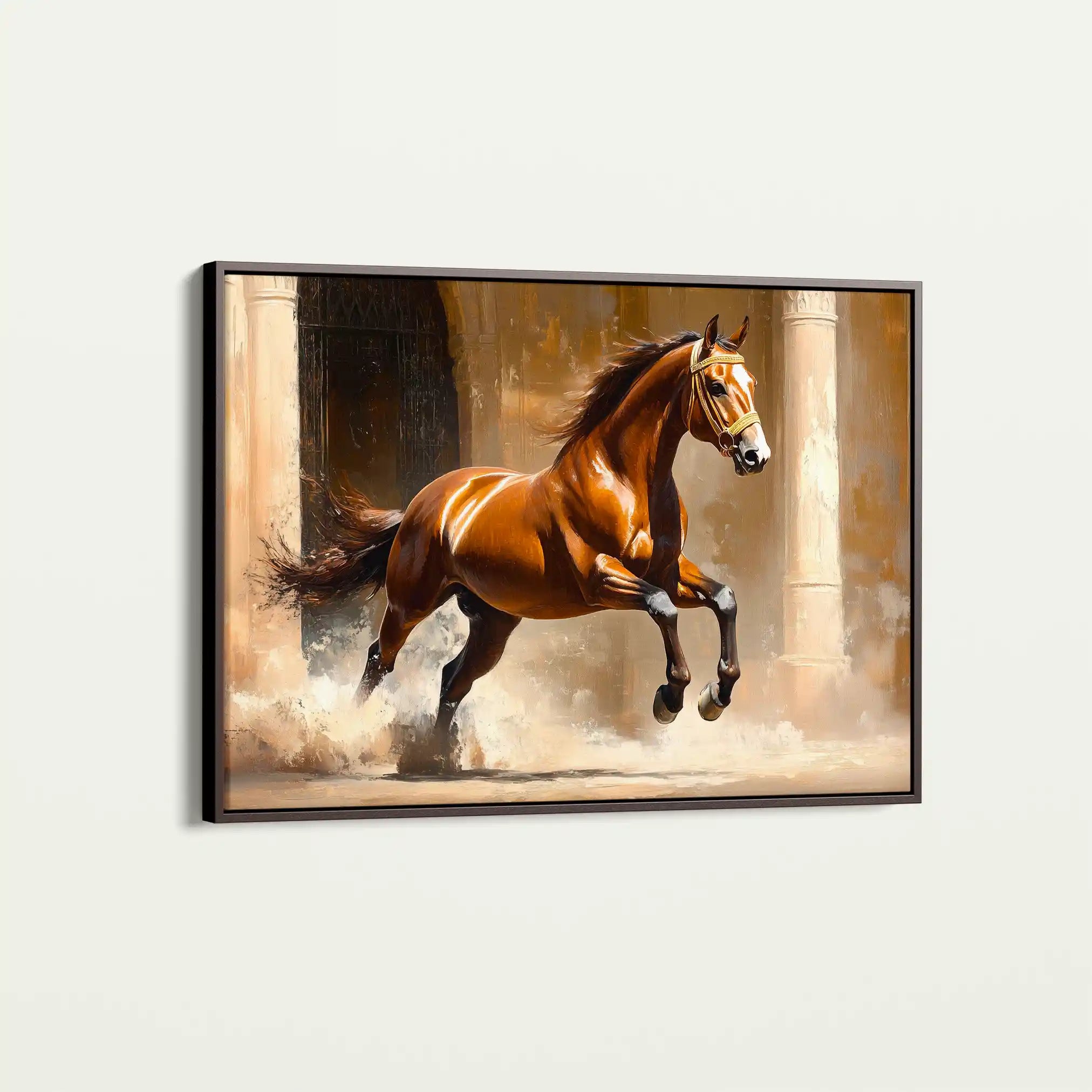 Horses 160 Canvas Art 90 x 60 cm / Stretched on hidden frame