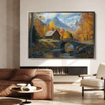 Landscape 160 Canvas Art 90 x 60 cm / Stretched on hidden frame
