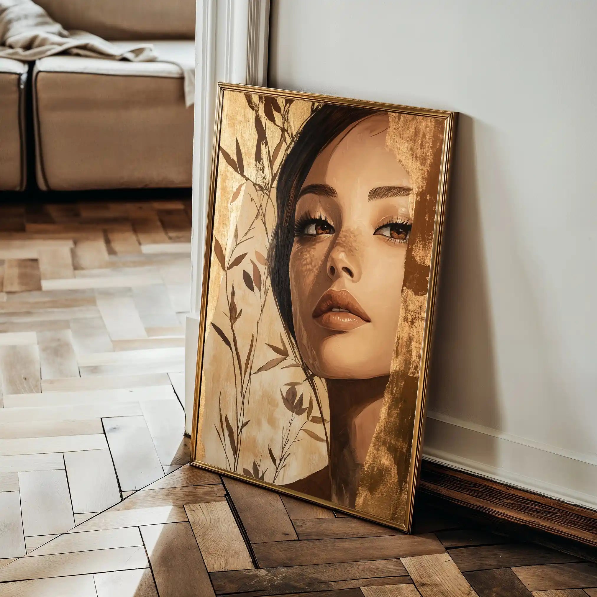 Portrait 160 Canvas Art 90 x 60 cm / Stretched on hidden frame