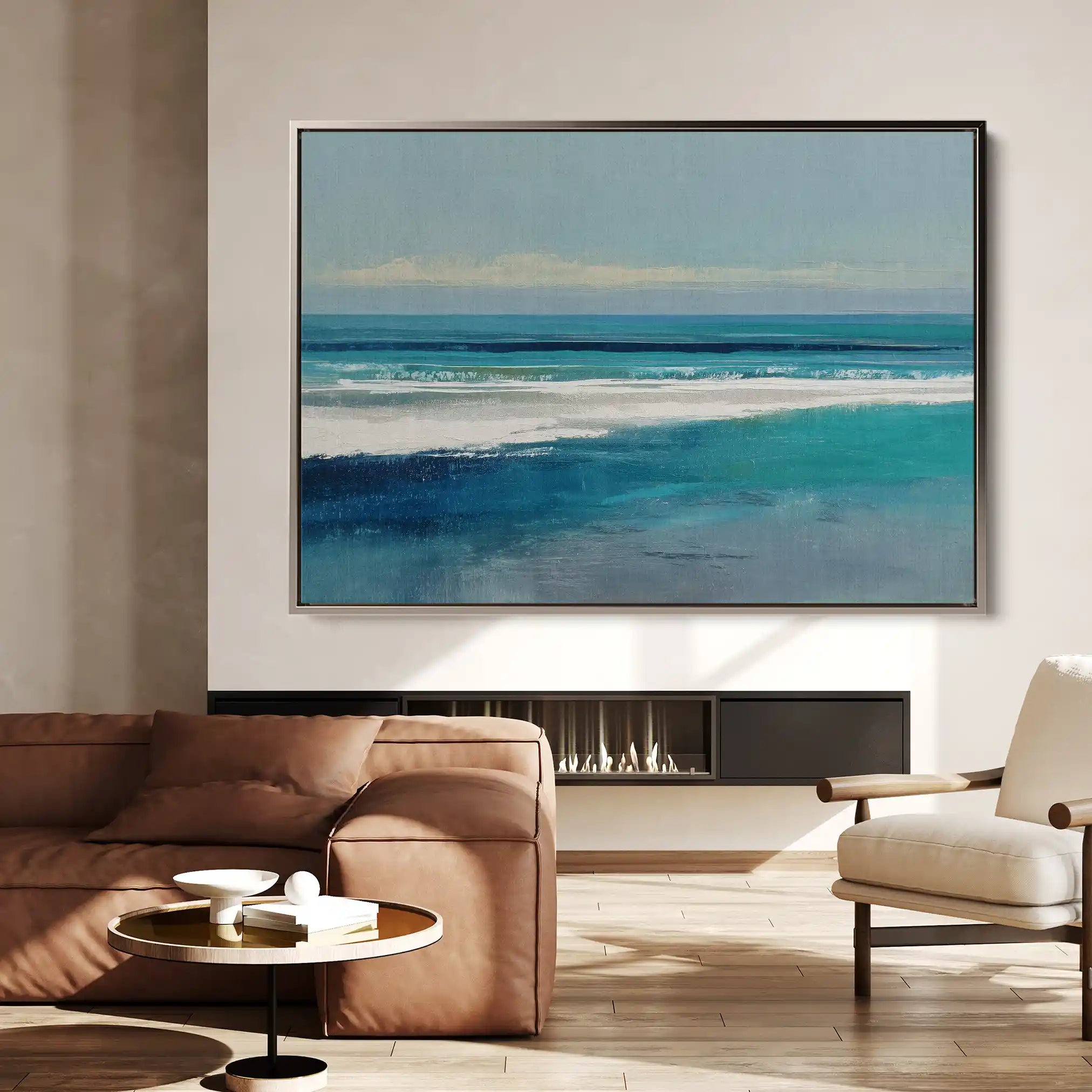 Abstract 1604 Canvas Art 60 x 40 cm / Stretched on hidden frame