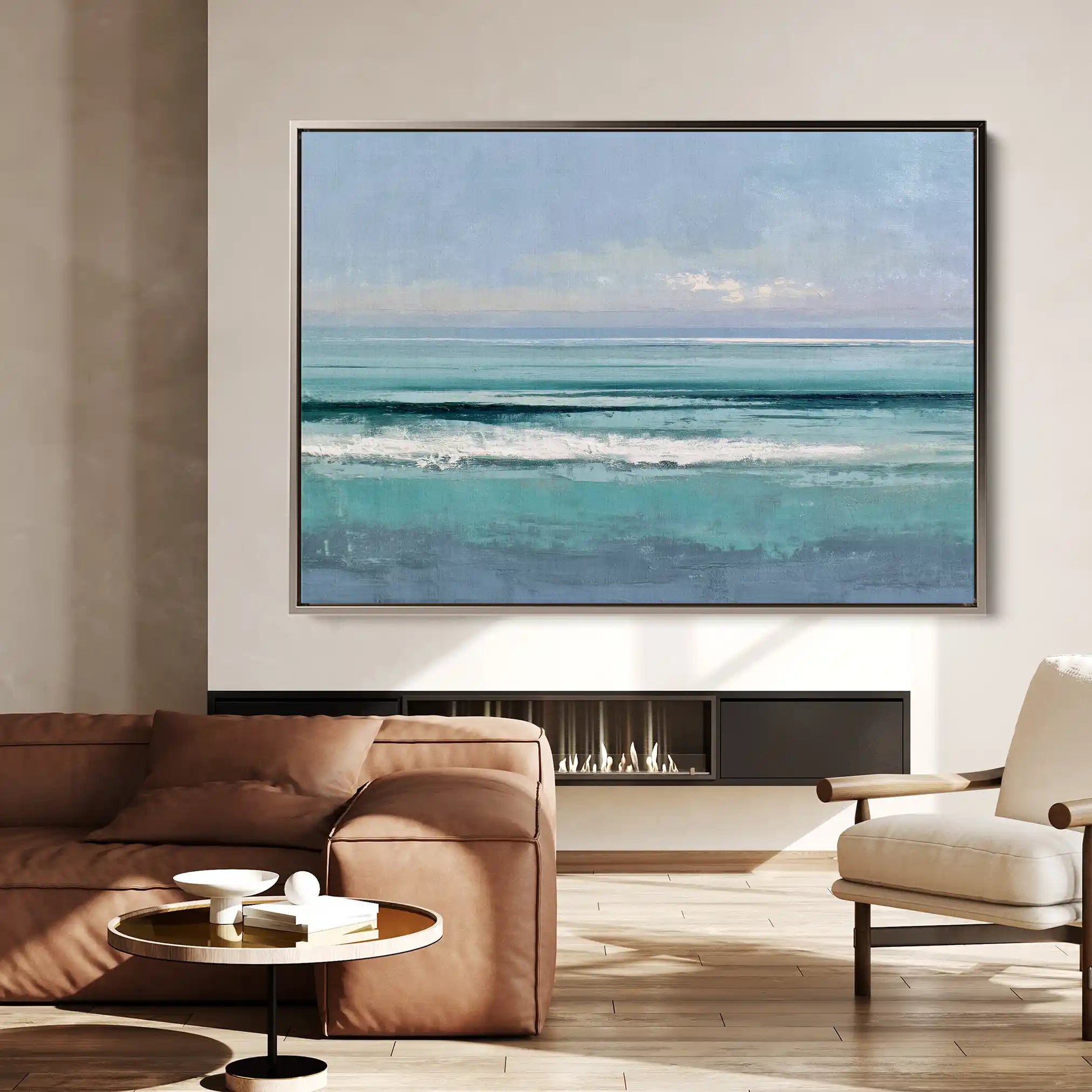 Abstract 1605 Canvas Art 60 x 40 cm / Stretched on hidden frame