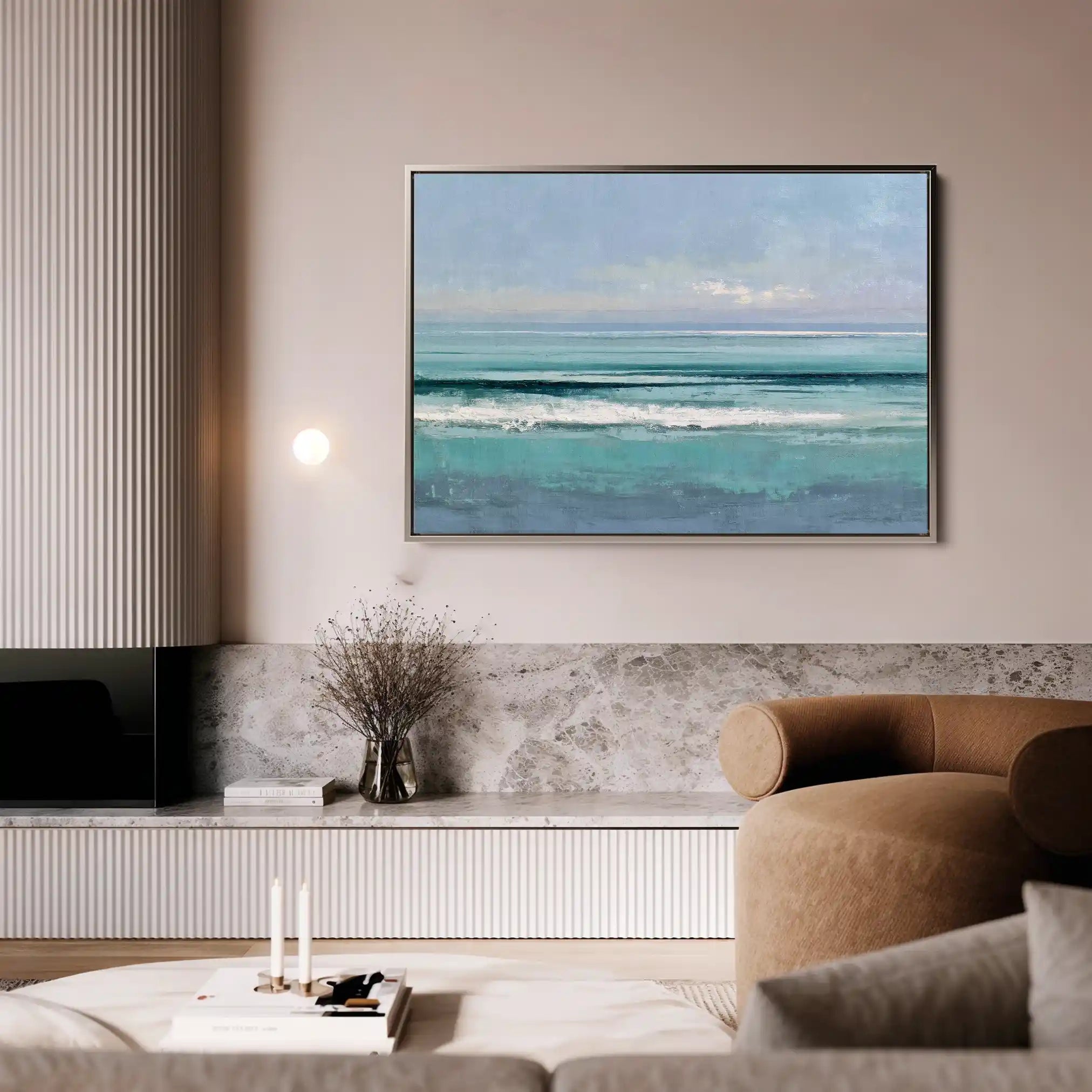 Abstract 1605 Canvas Art 60 x 40 cm / Stretched on hidden frame
