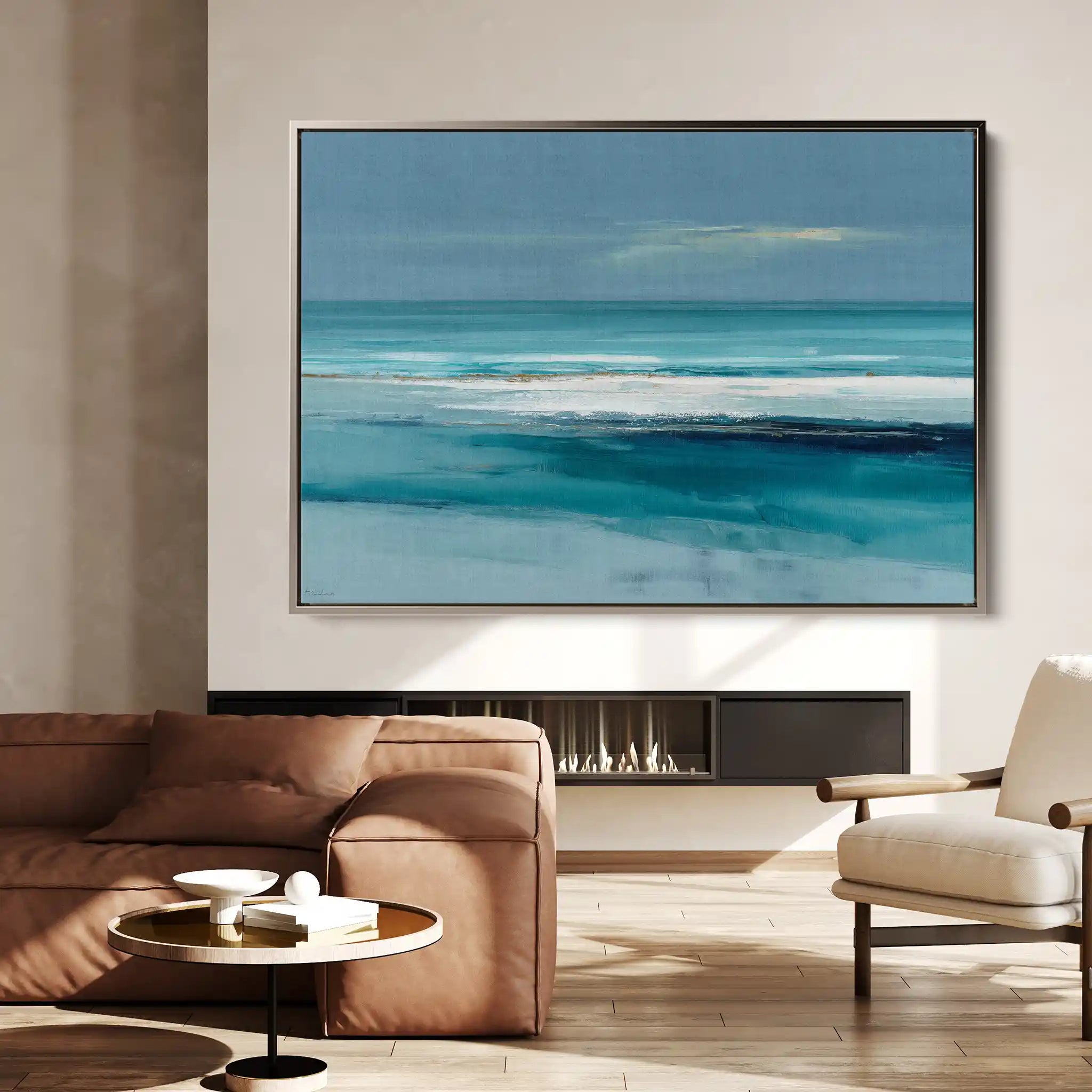 Abstract 1606 Canvas Art 60 x 40 cm / Stretched on hidden frame