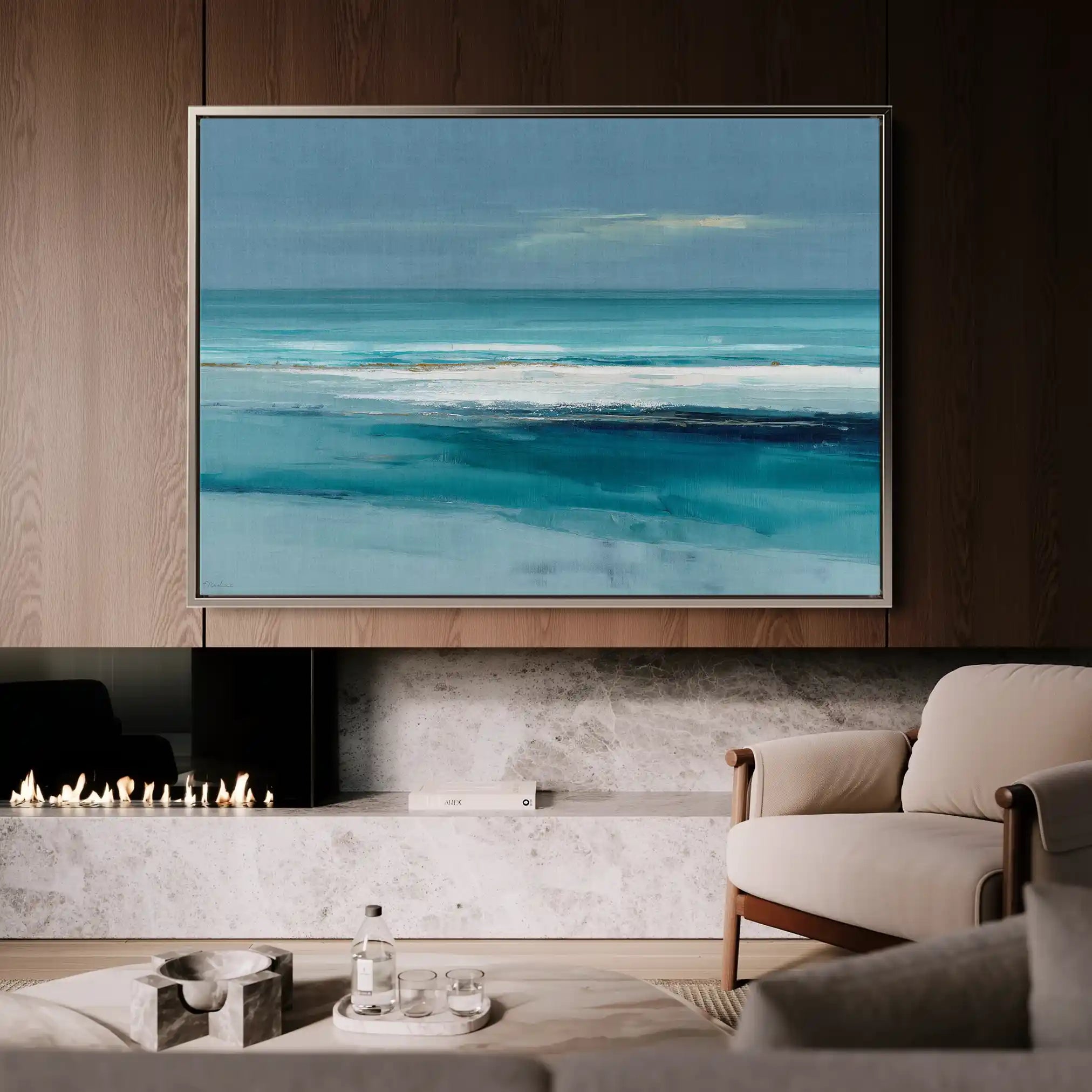 Abstract 1606 Canvas Art 60 x 40 cm / Stretched on hidden frame