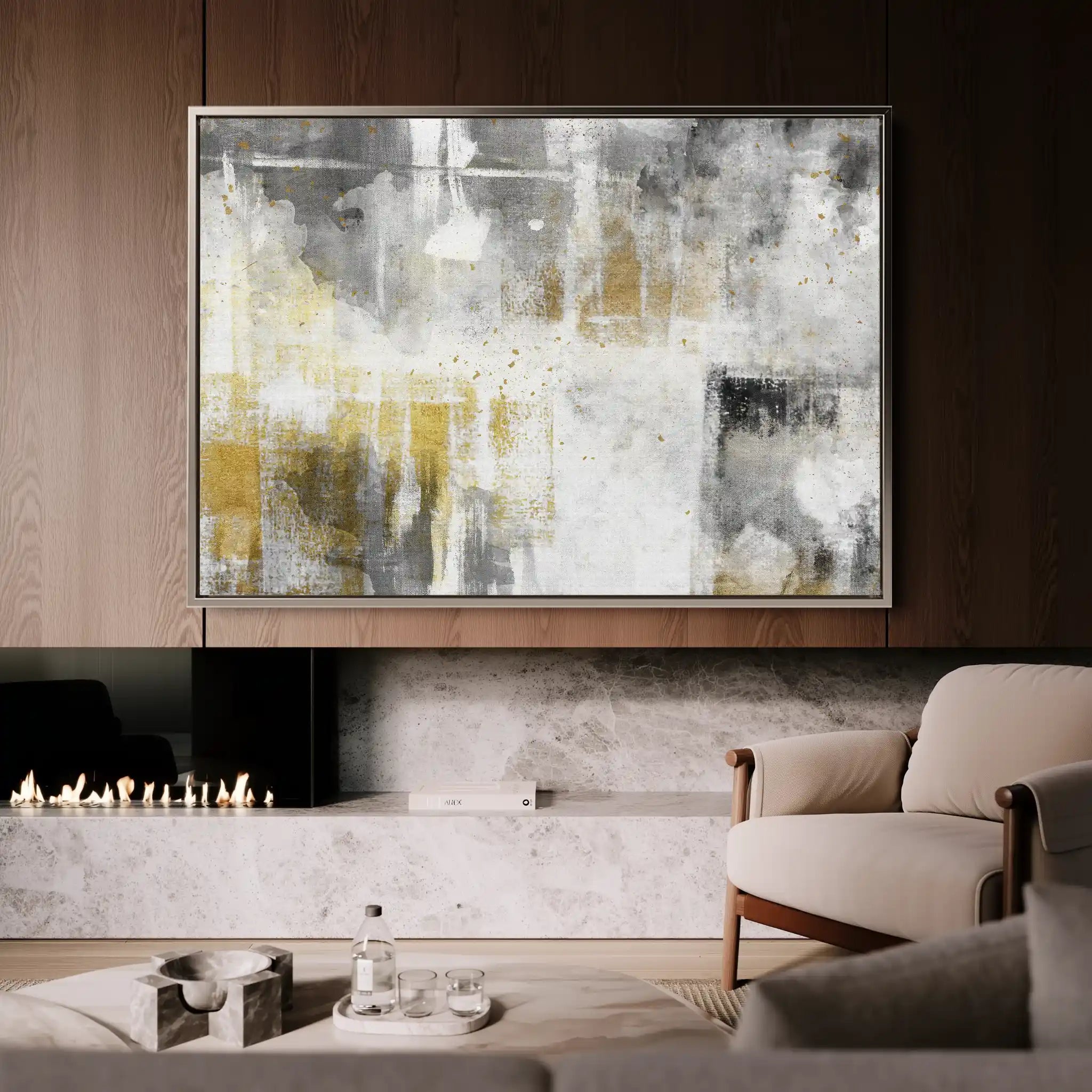 Abstract 161 Canvas Art 60 x 40 cm / Stretched on hidden frame