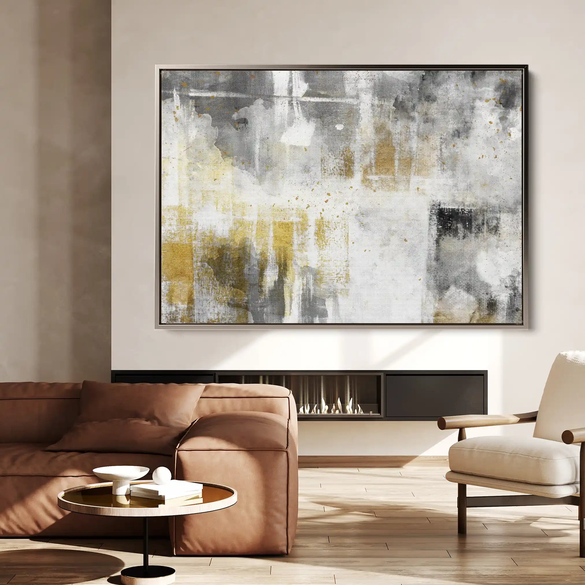 Abstract 161 Canvas Art 60 x 40 cm / Stretched on hidden frame