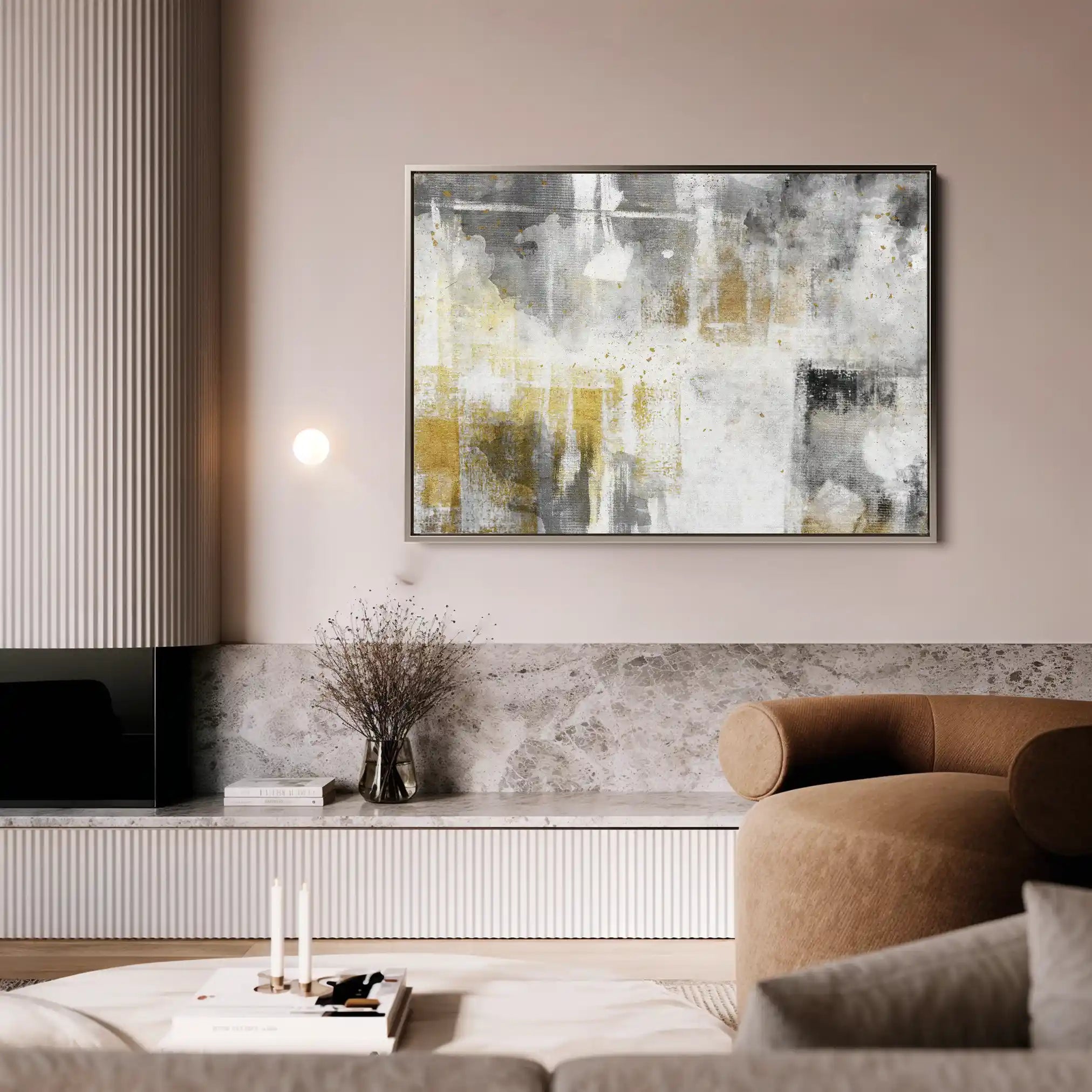Abstract 161 Canvas Art 60 x 40 cm / Stretched on hidden frame