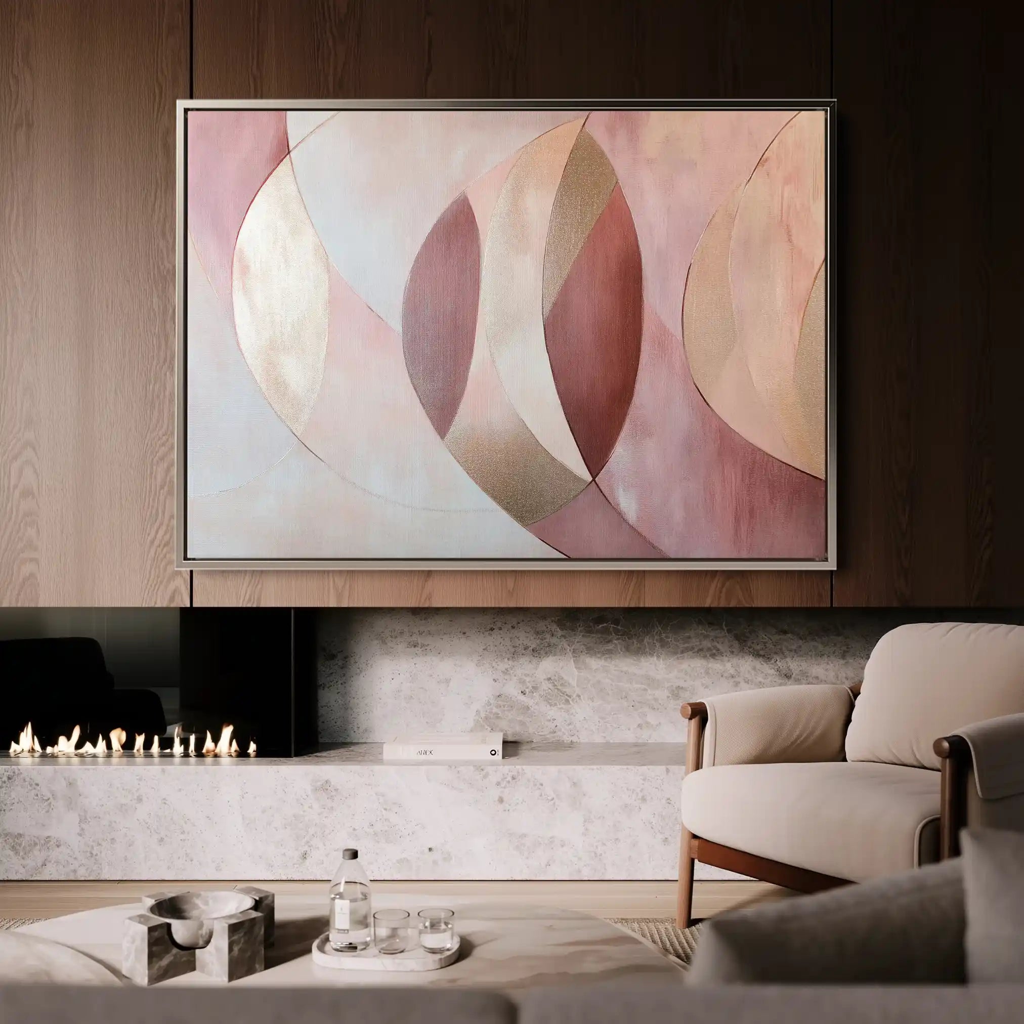 Boho 161 Canvas Art 90 x 60 cm / Stretched on hidden frame