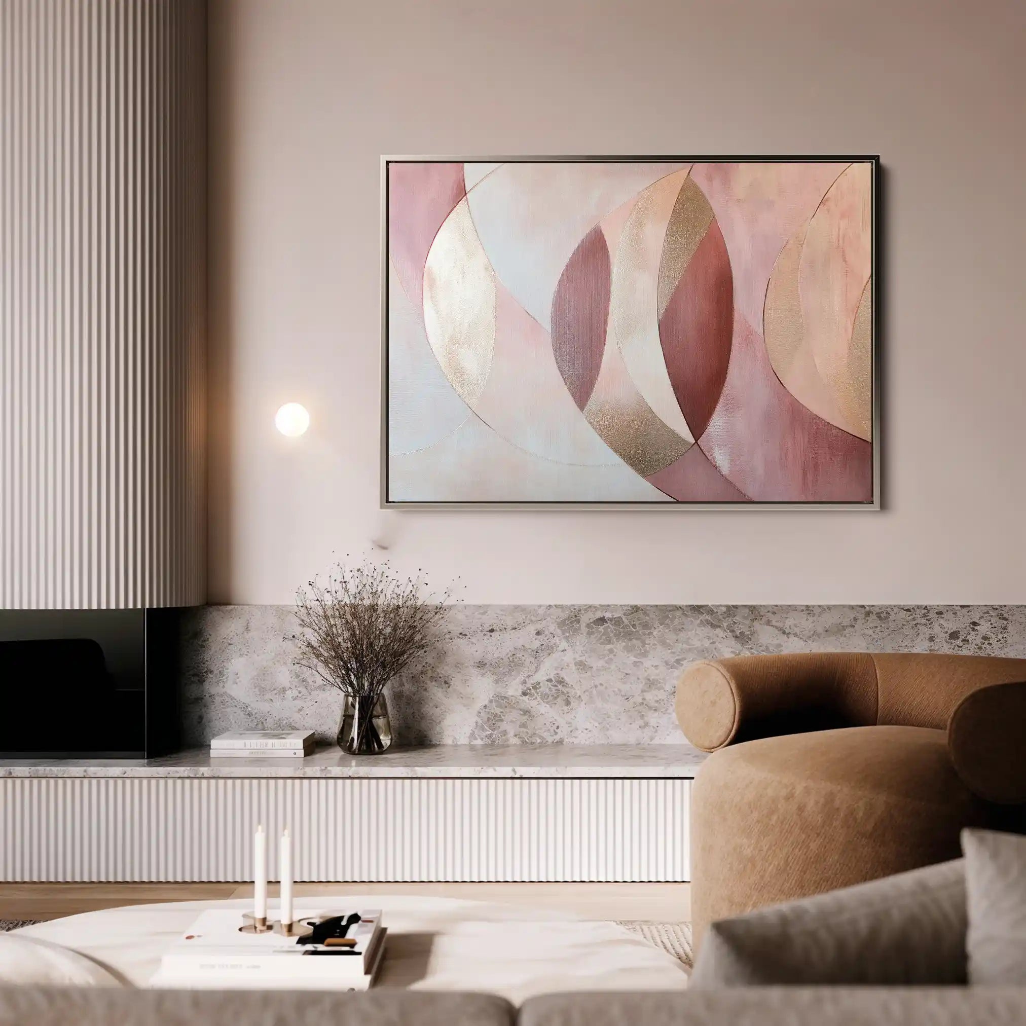 Boho 161 Canvas Art 90 x 60 cm / Stretched on hidden frame