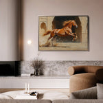 Horses 161 Canvas Art 90 x 60 cm / Stretched on hidden frame