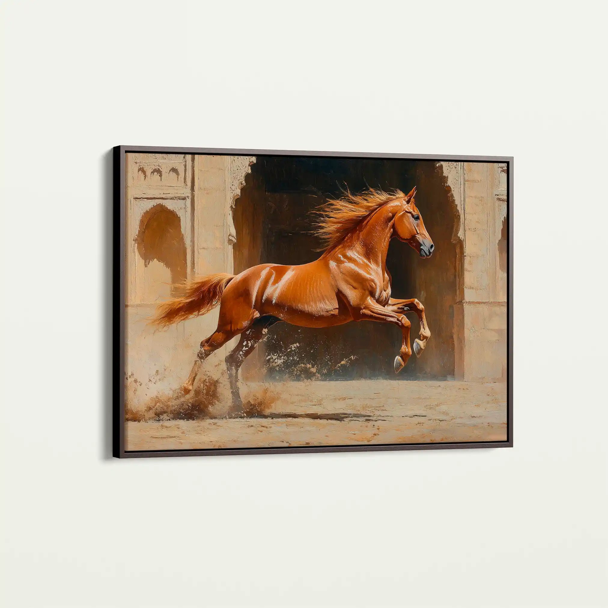 Horses 161 Canvas Art 90 x 60 cm / Stretched on hidden frame