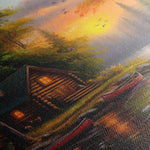 Landscape 161 Canvas Art 90 x 60 cm / Stretched on hidden frame