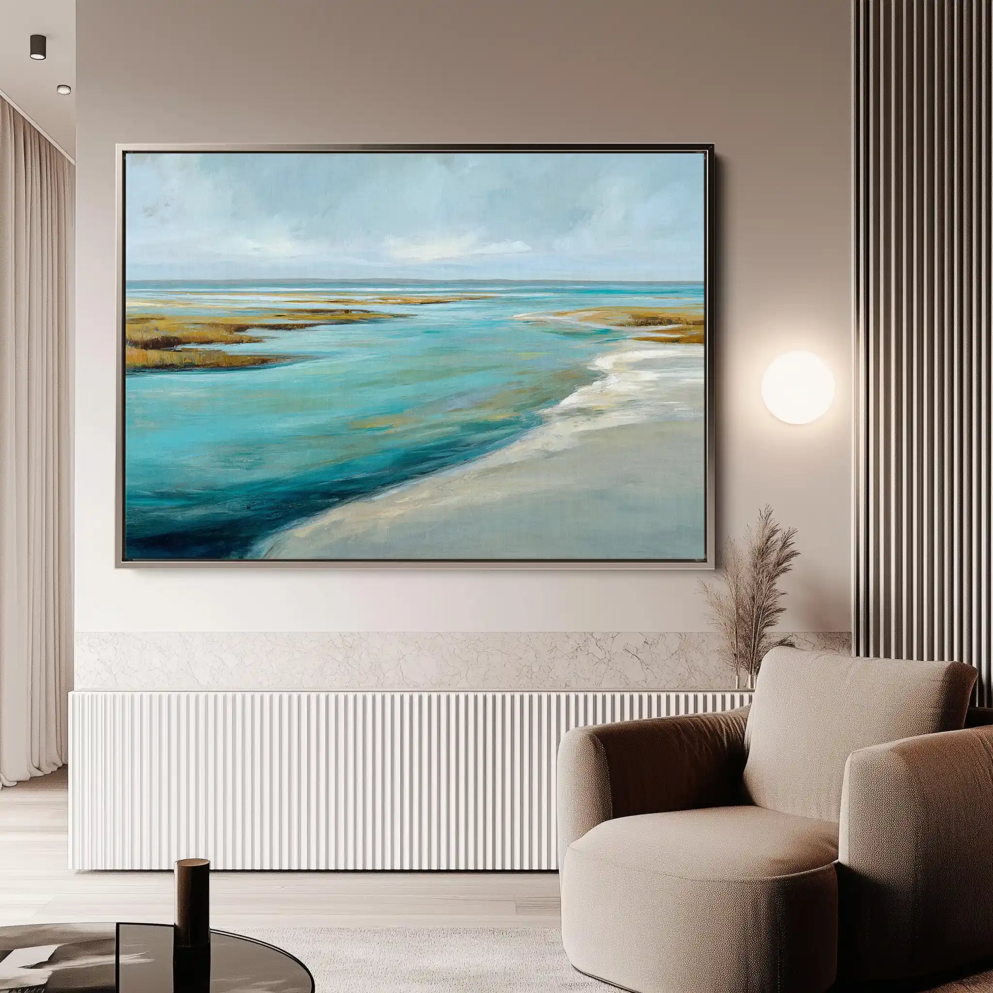 Abstract 1616 Canvas Art 60 x 40 cm / Stretched on hidden frame