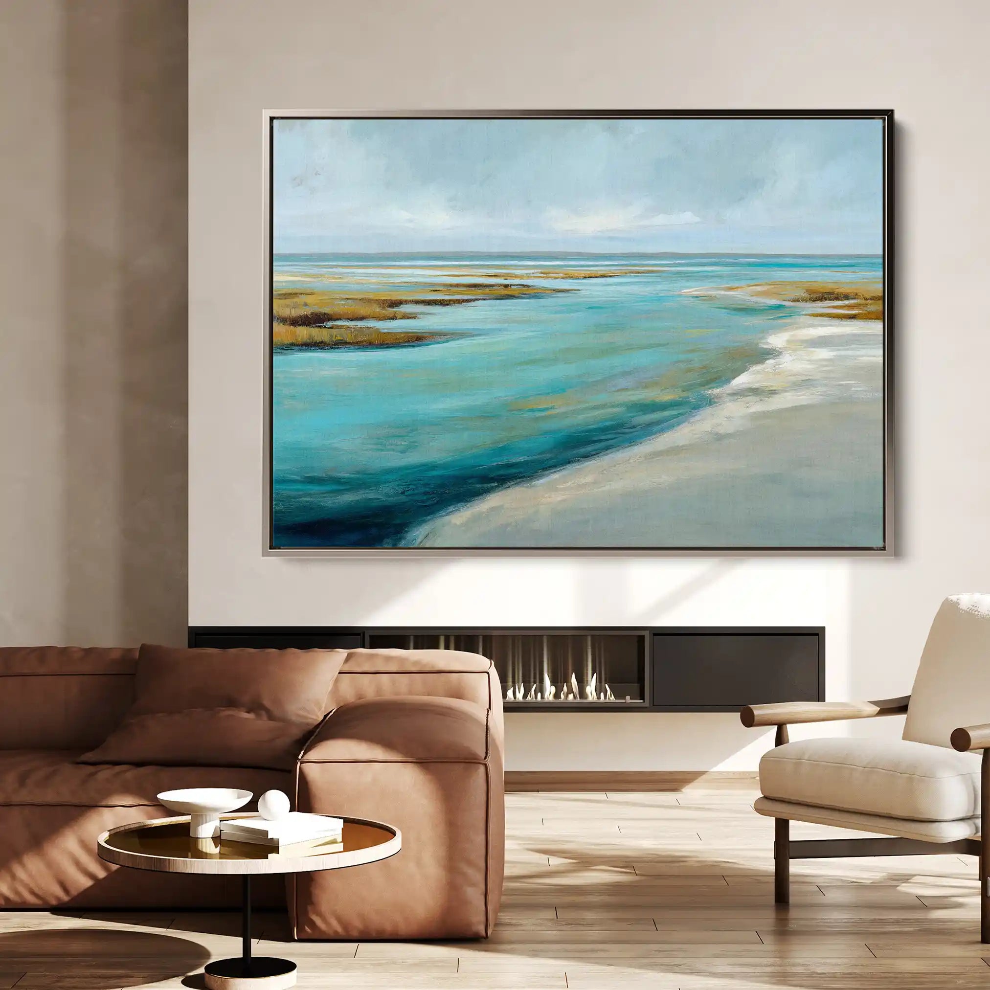 Abstract 1616 Canvas Art 60 x 40 cm / Stretched on hidden frame