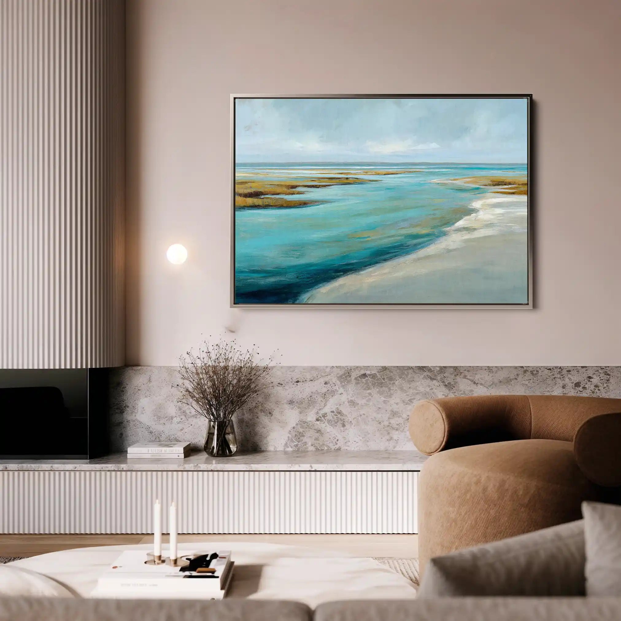 Abstract 1616 Canvas Art 60 x 40 cm / Stretched on hidden frame